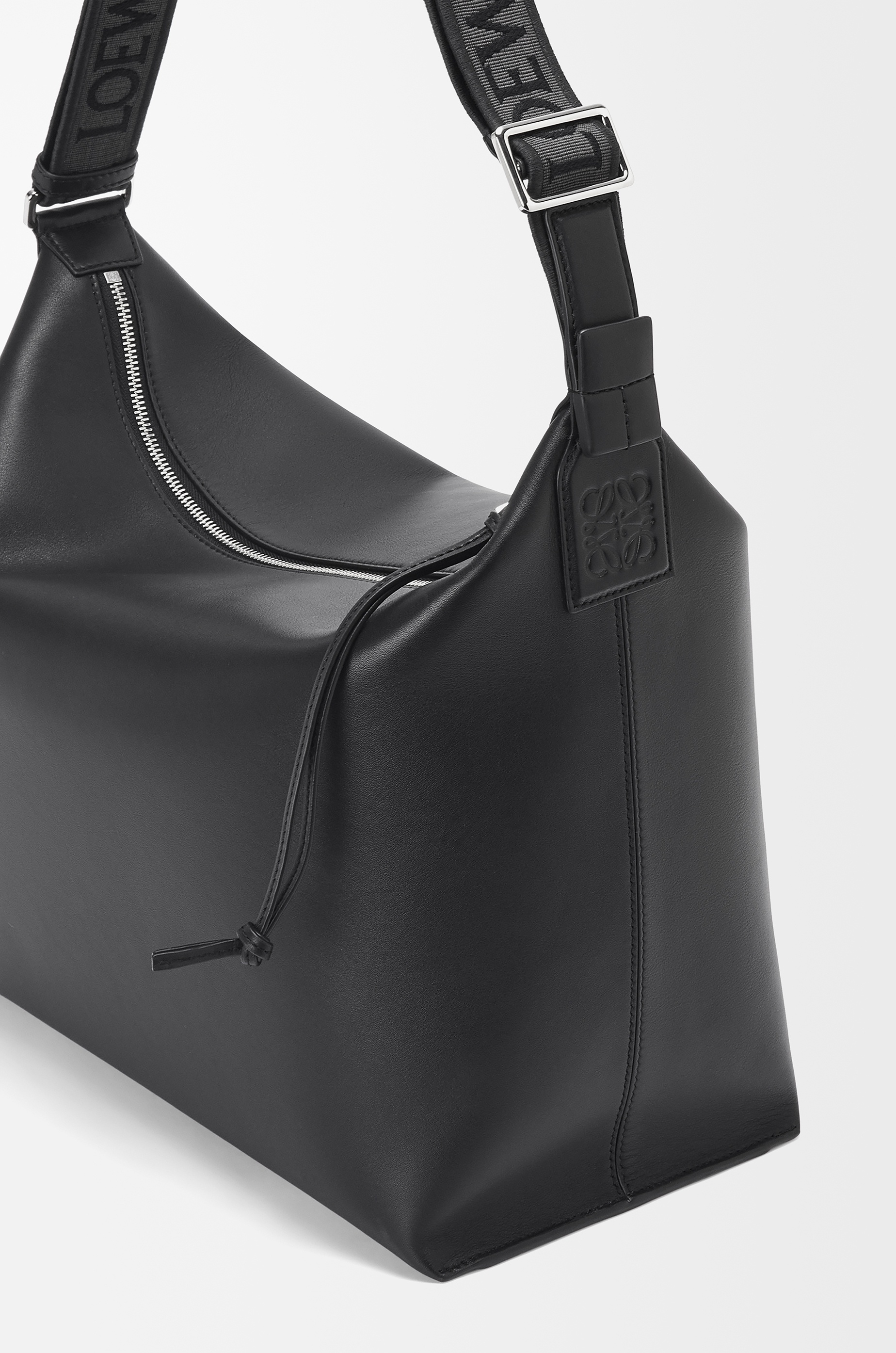 Cubi Crossbody bag in supple smooth calfskin and jacquard - 5