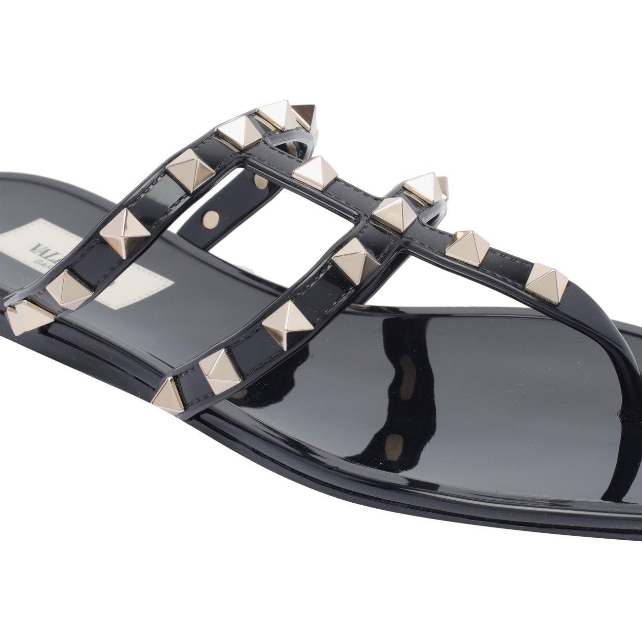 Valentino Garavani Women Rubber Rockstud Sandals - 4