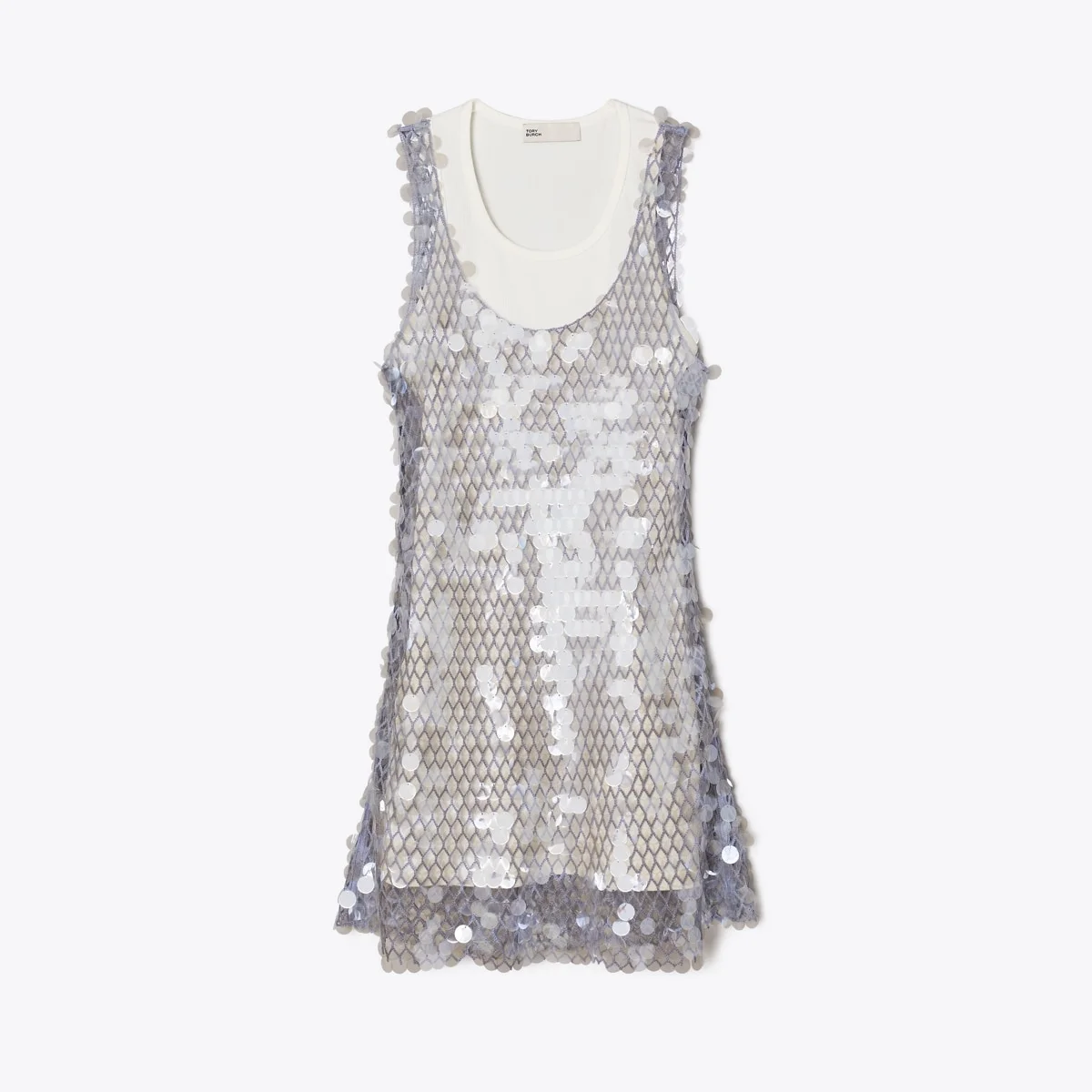 Sequin Mesh Dress - 1
