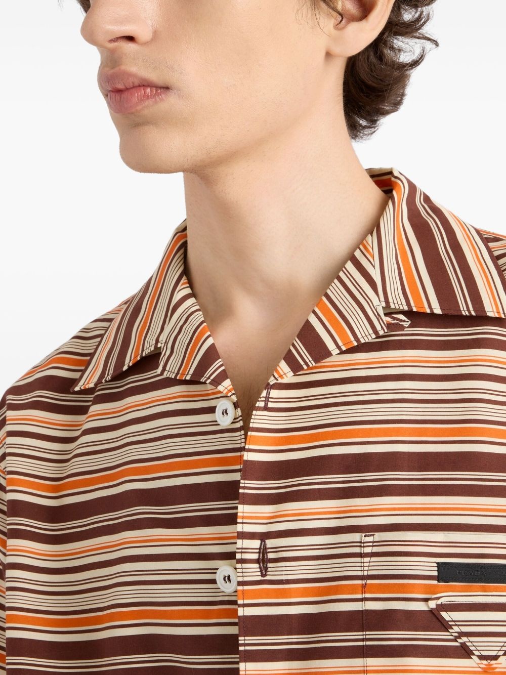 striped bowling shirt - 6