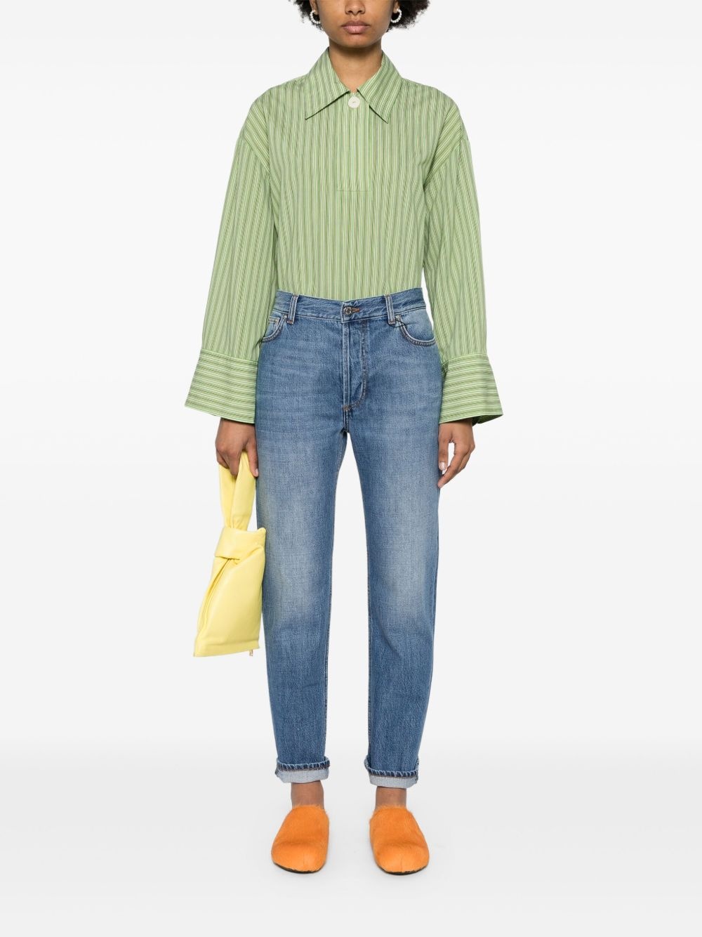 organic cotton straight-leg jeans - 2