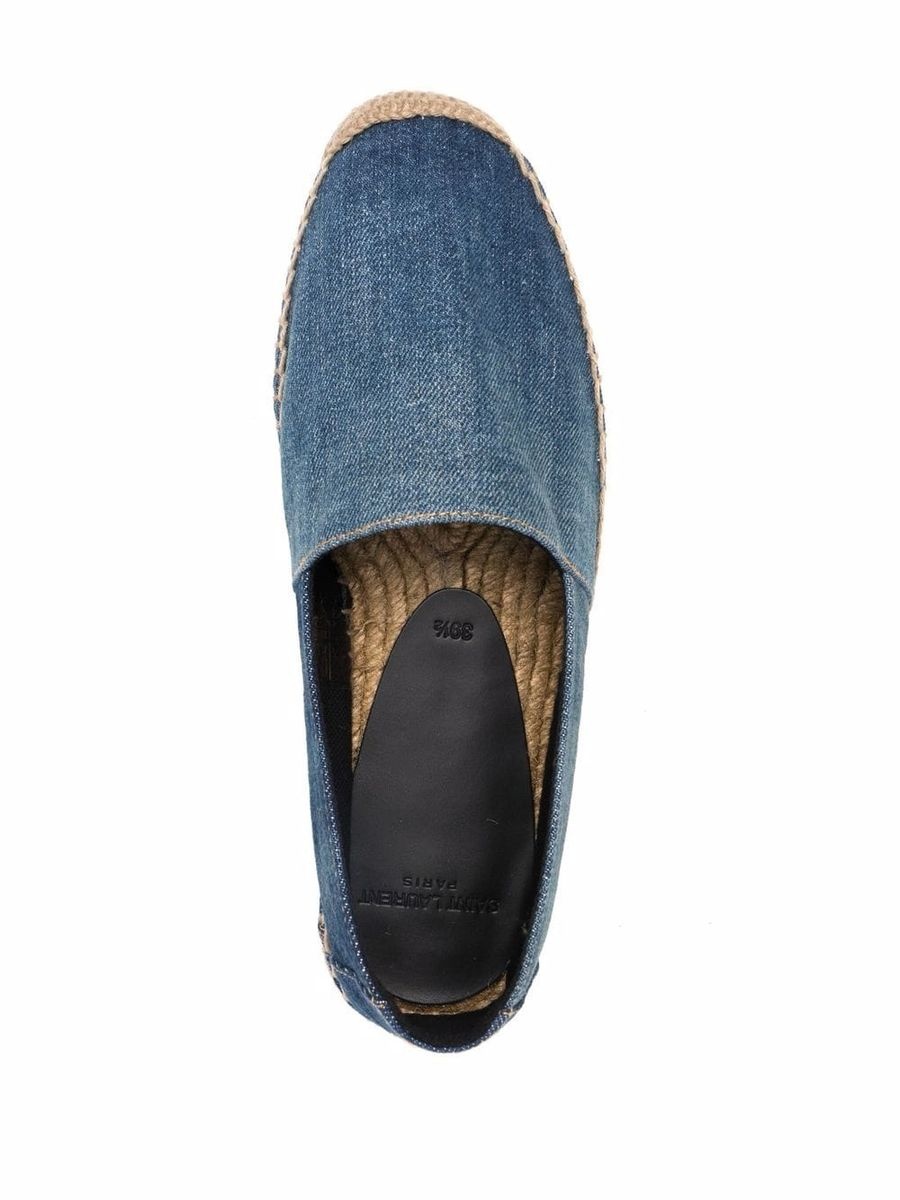 フラットシューズ Saint Laurent Espadrillas In Cotone Yves Saint Laurent SAINT LAURENT ESPADRILLAS IT-42.5