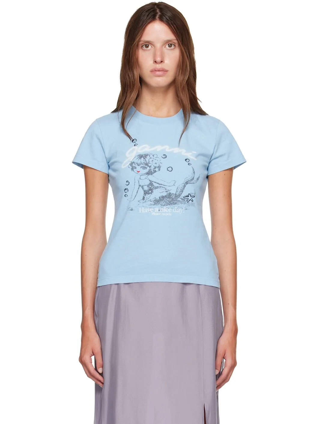 Blue Baby Fit Future Cherry T-shirt - 1