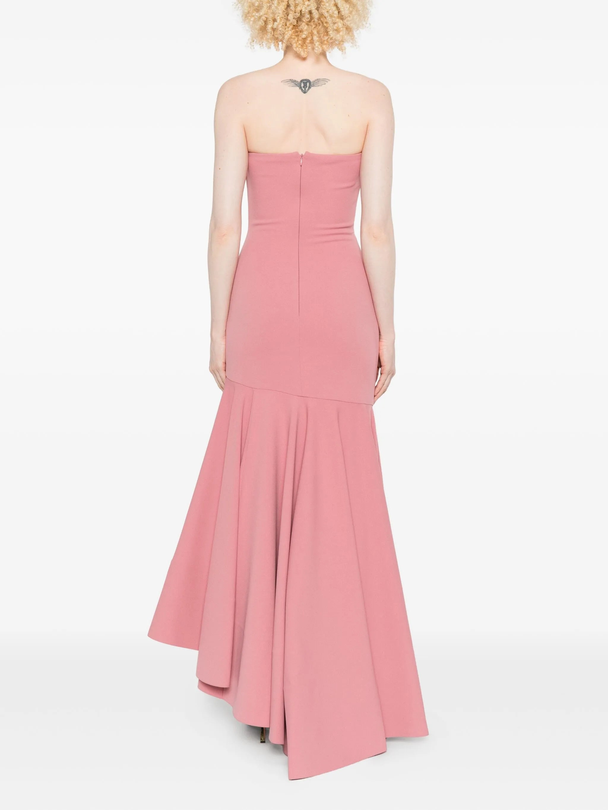 Solace London Ruffled Asymmetric Dress - 3