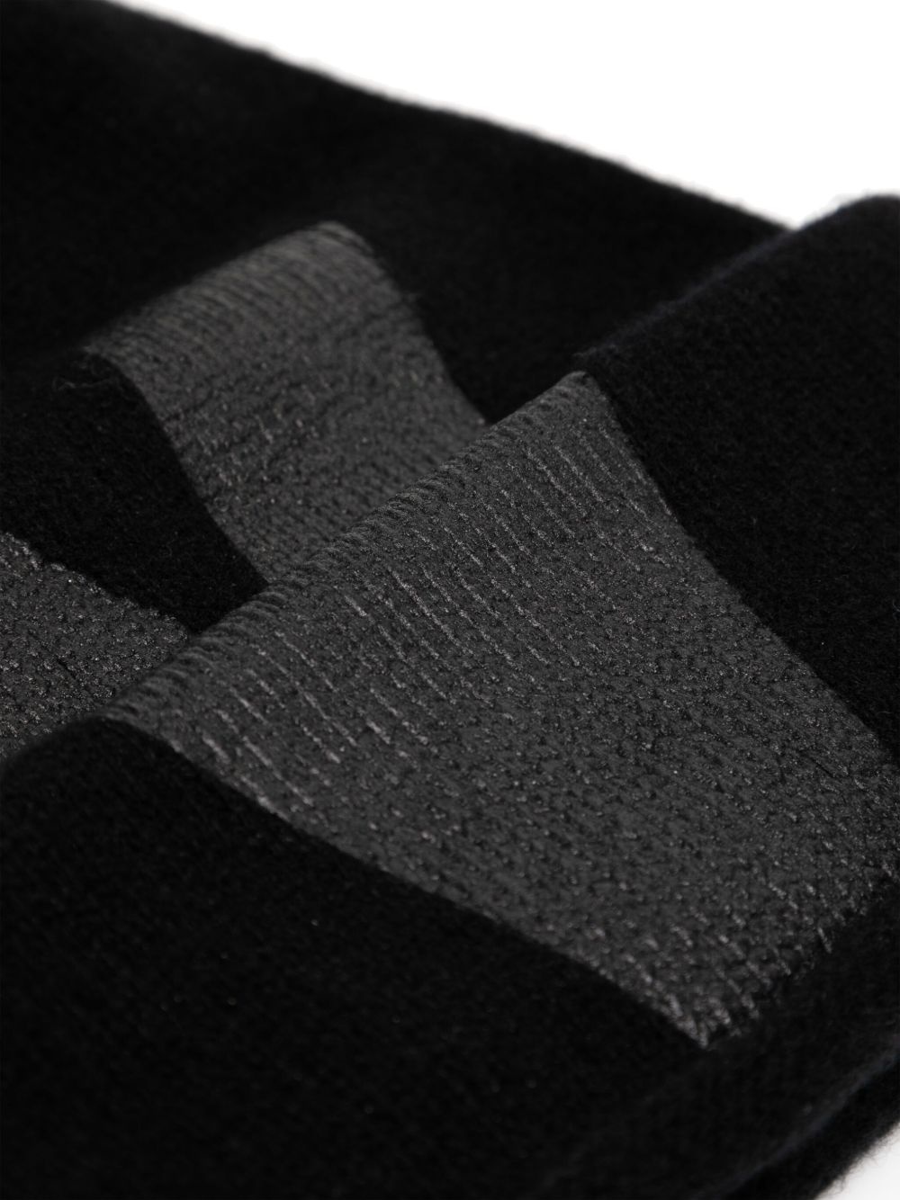 logo print beanie - 2