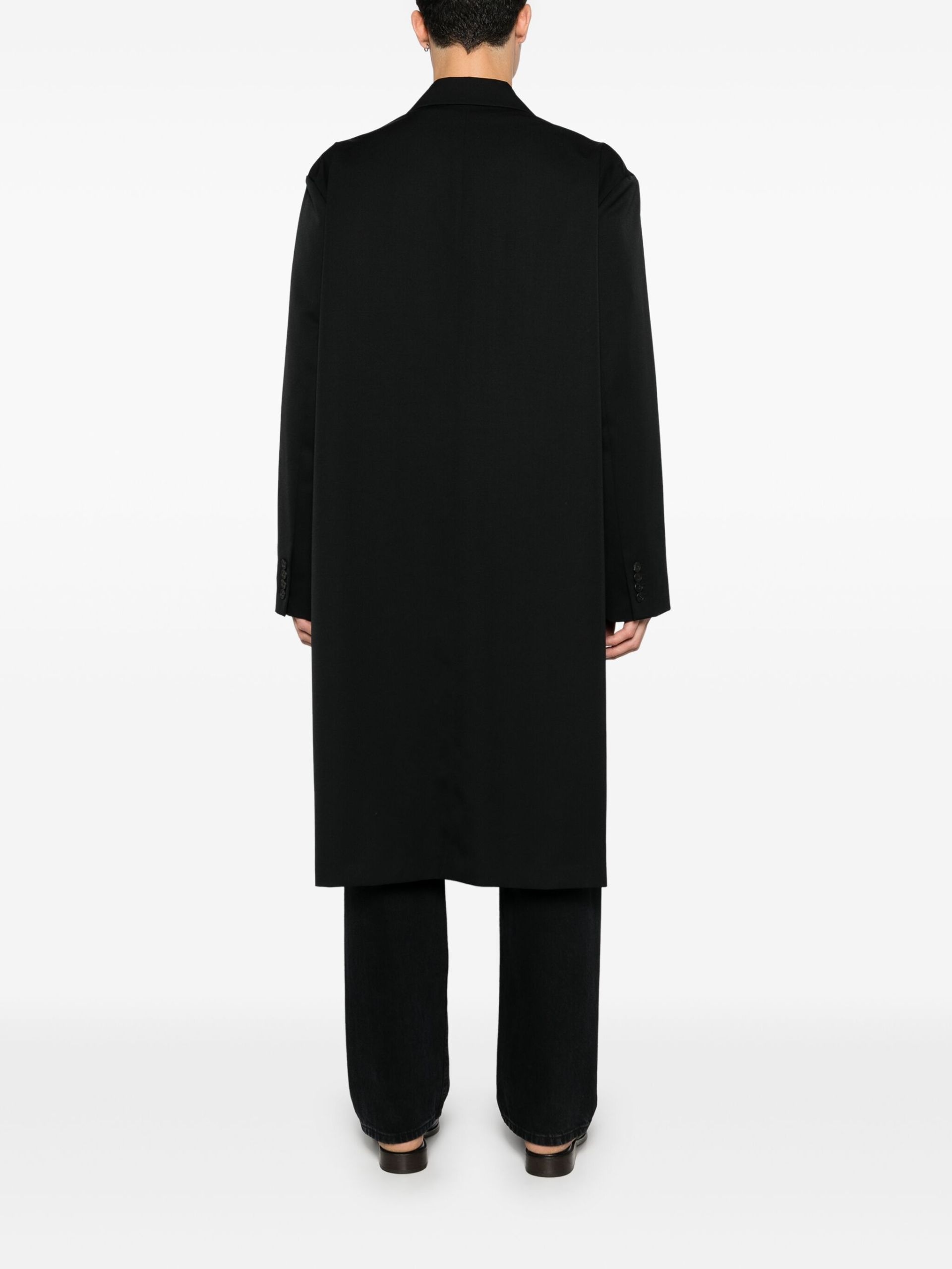 Wool Notched Coat - 4