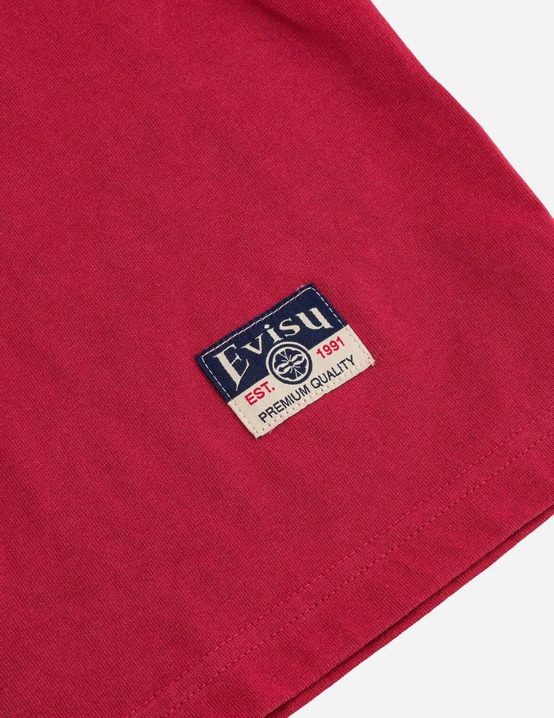 Logo and Ninja Daruma Daicock Print Loose Fit T-shirt 8