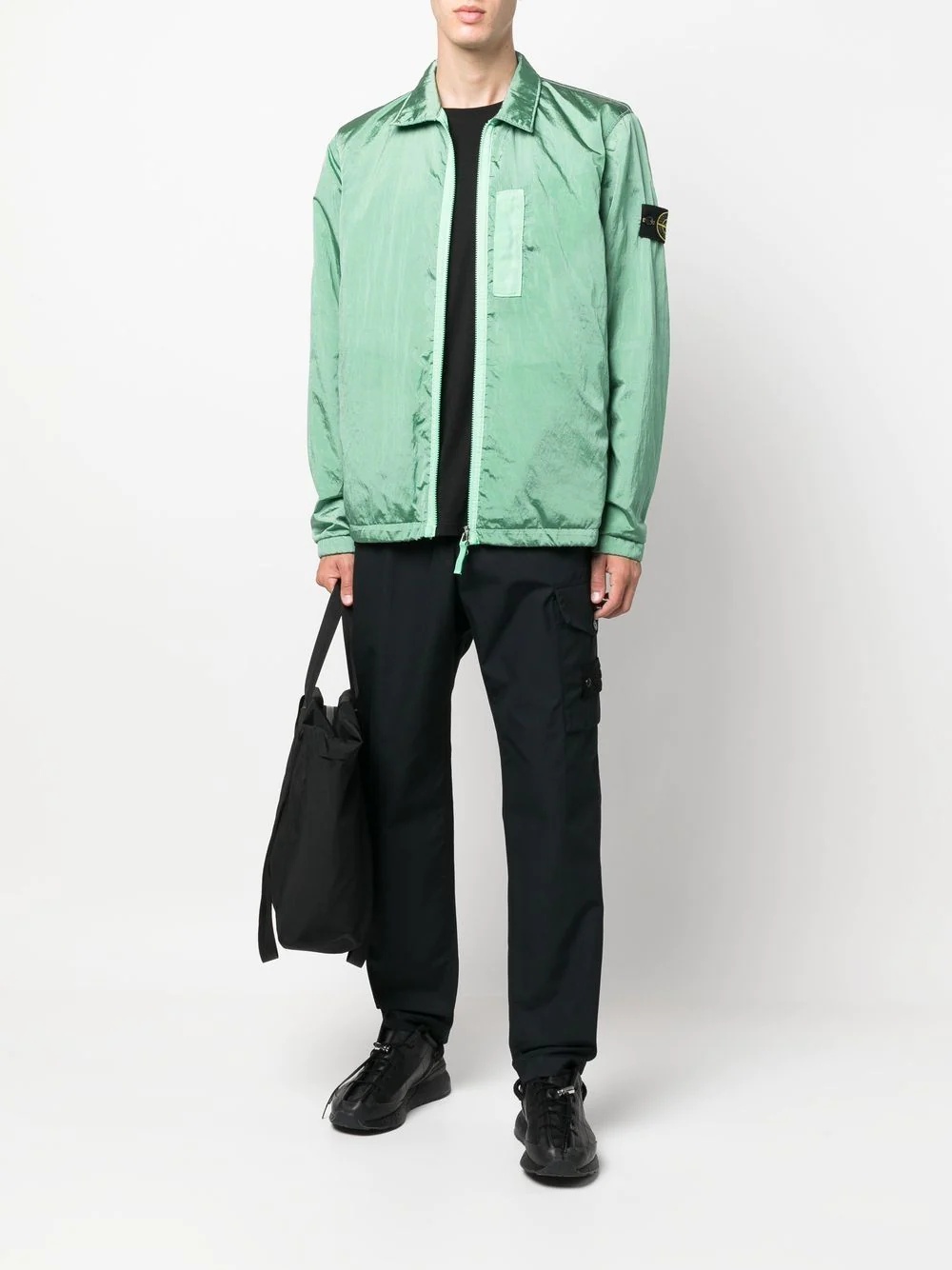 Compass patch zipped jacket - 2