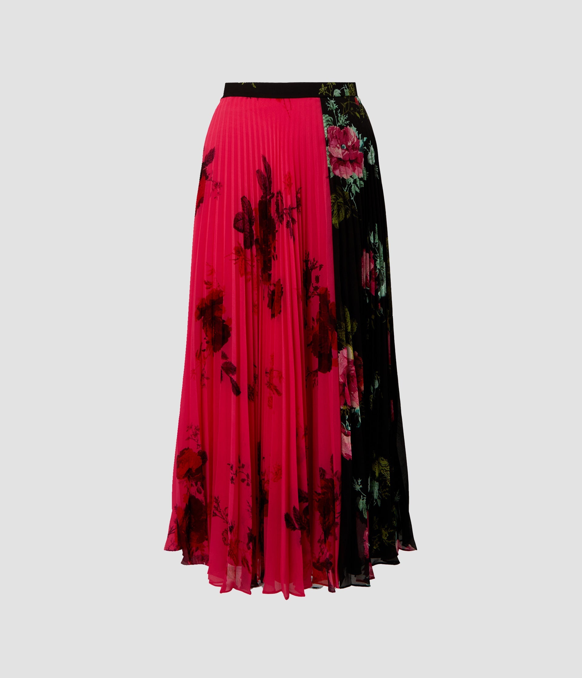 PLEATED MIDI SKIRT - 1
