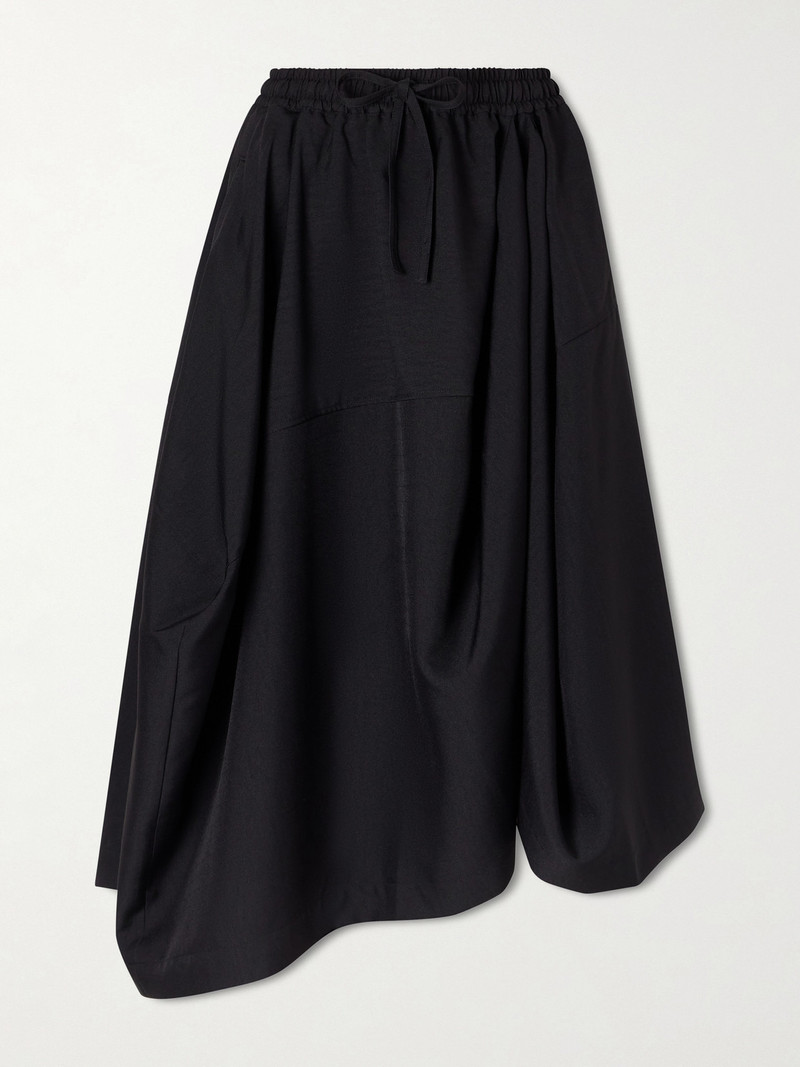 + Y-3 Ruched Recycled-shell Skirt 1