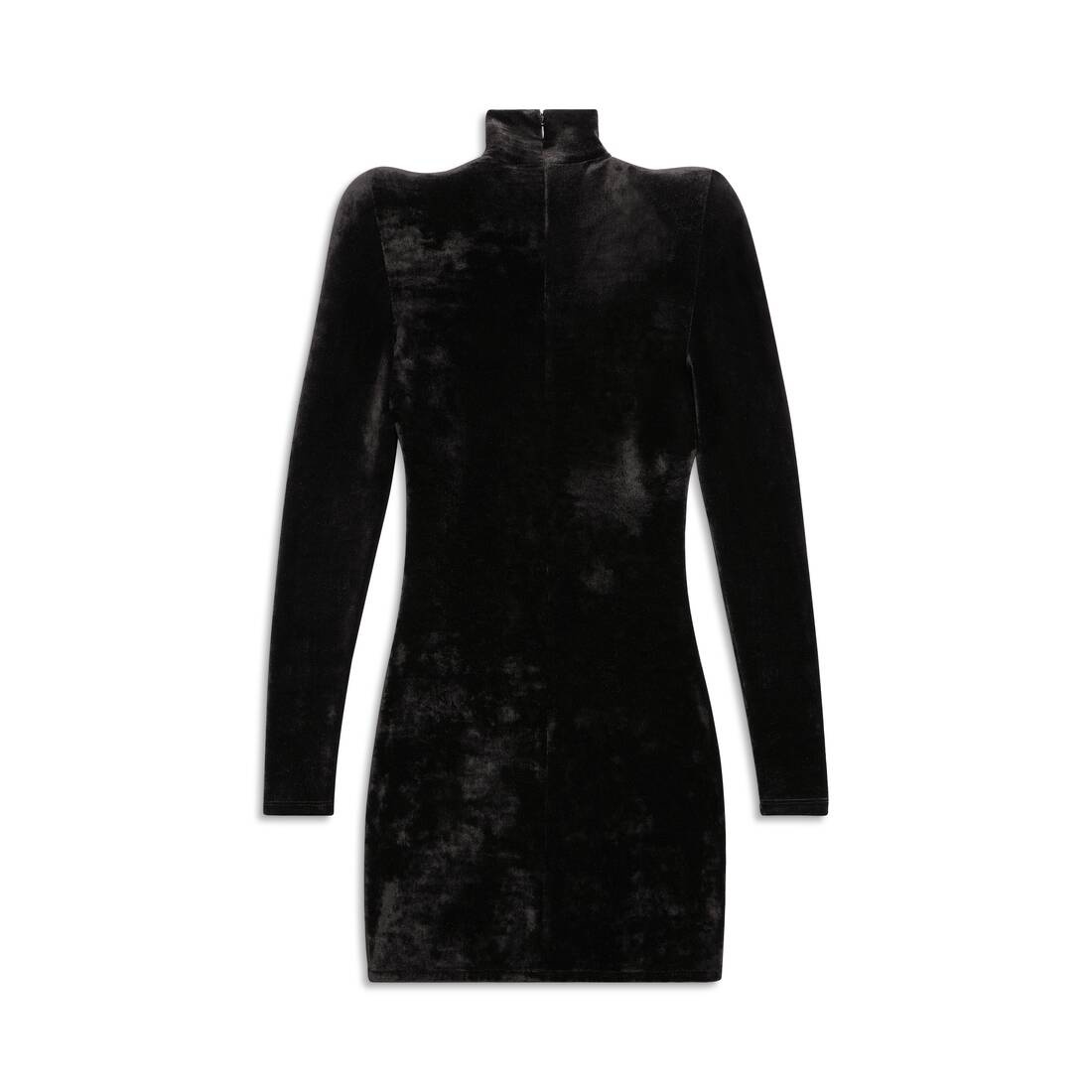 Women's Turtleneck Dress in Black - 5