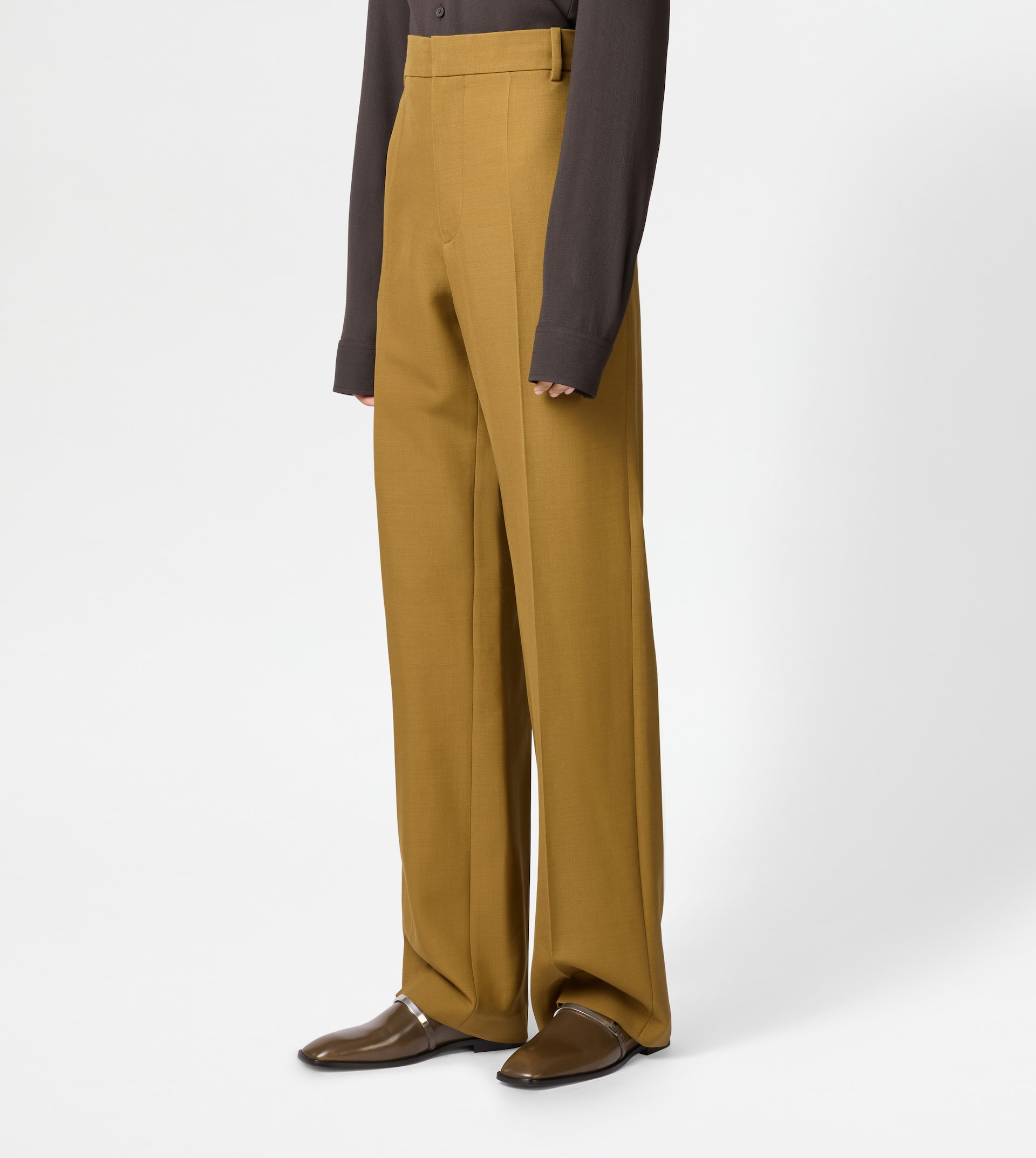 PANTS IN WOOL - GREEN - 3