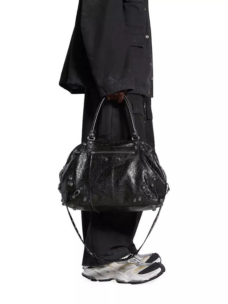 Le Cagole leather duffel bag 3
