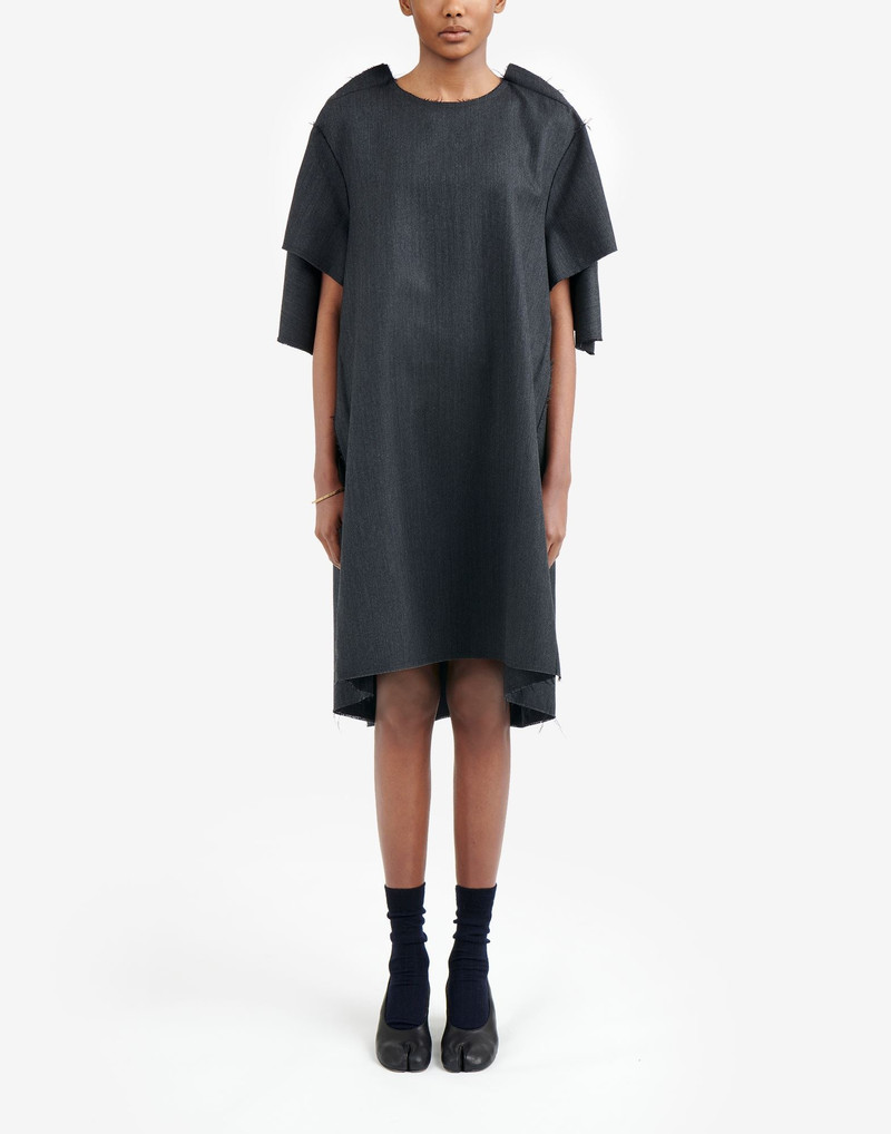 Maison Margiela Flat pattern herringbone dress outlook