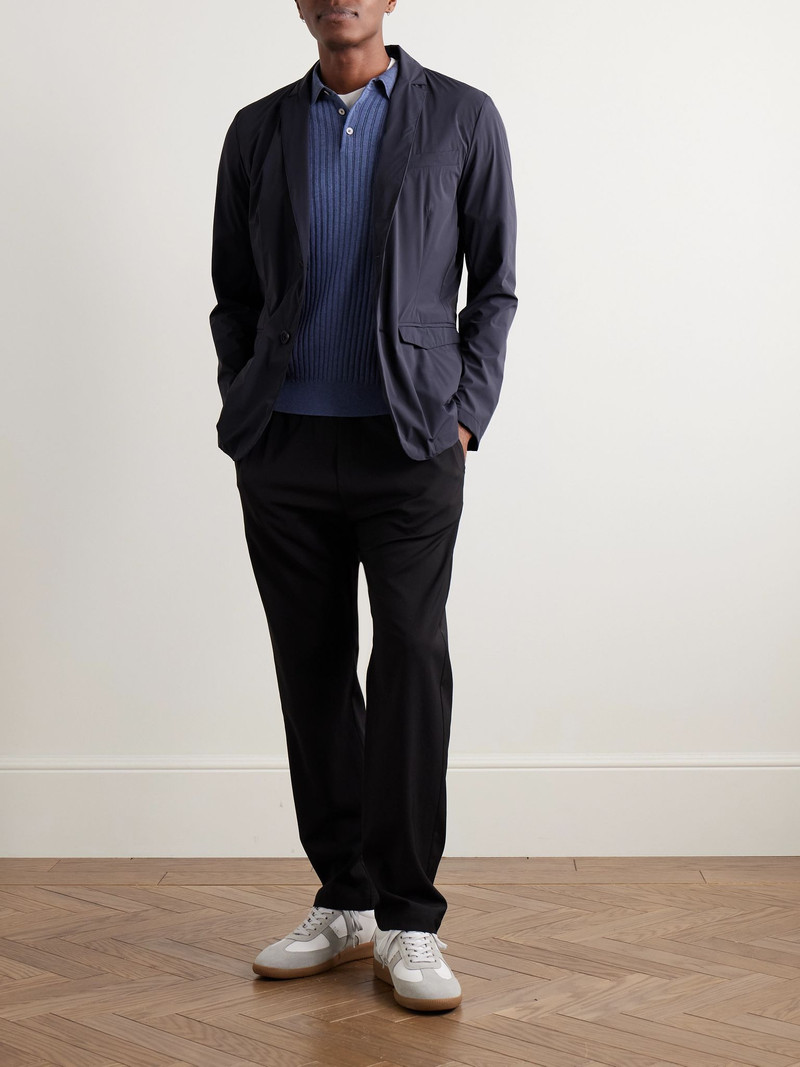 Herno Slim-Fit Shell Blazer Navy outlook