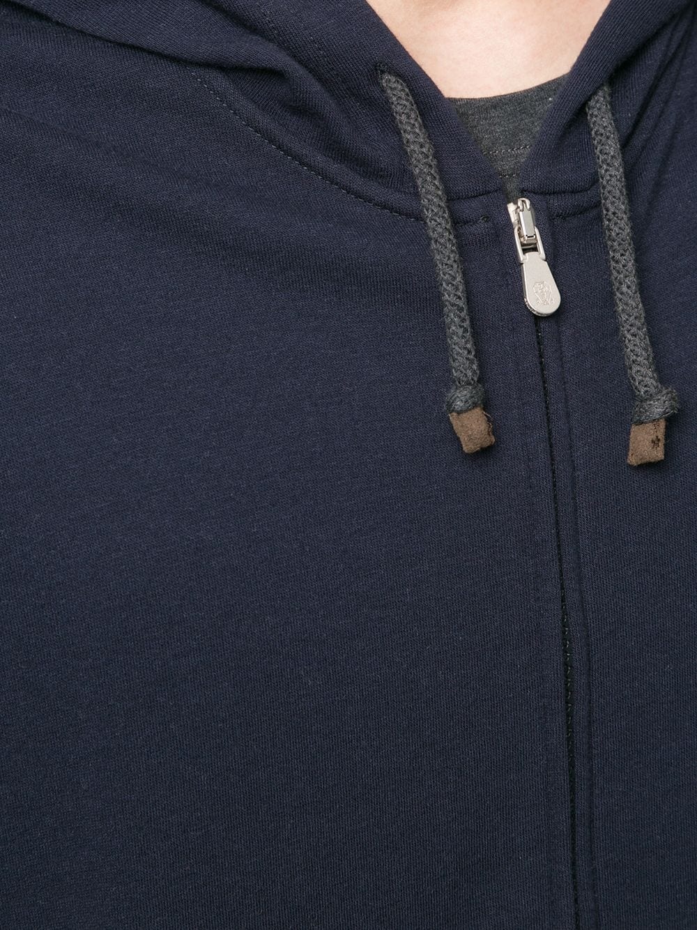 zip front hoodie - 5