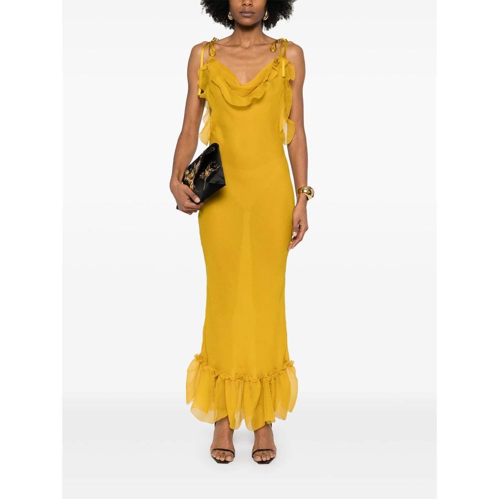 Saint Laurent Yellow Dresses - Cocktail & Party Dresses Women - 3