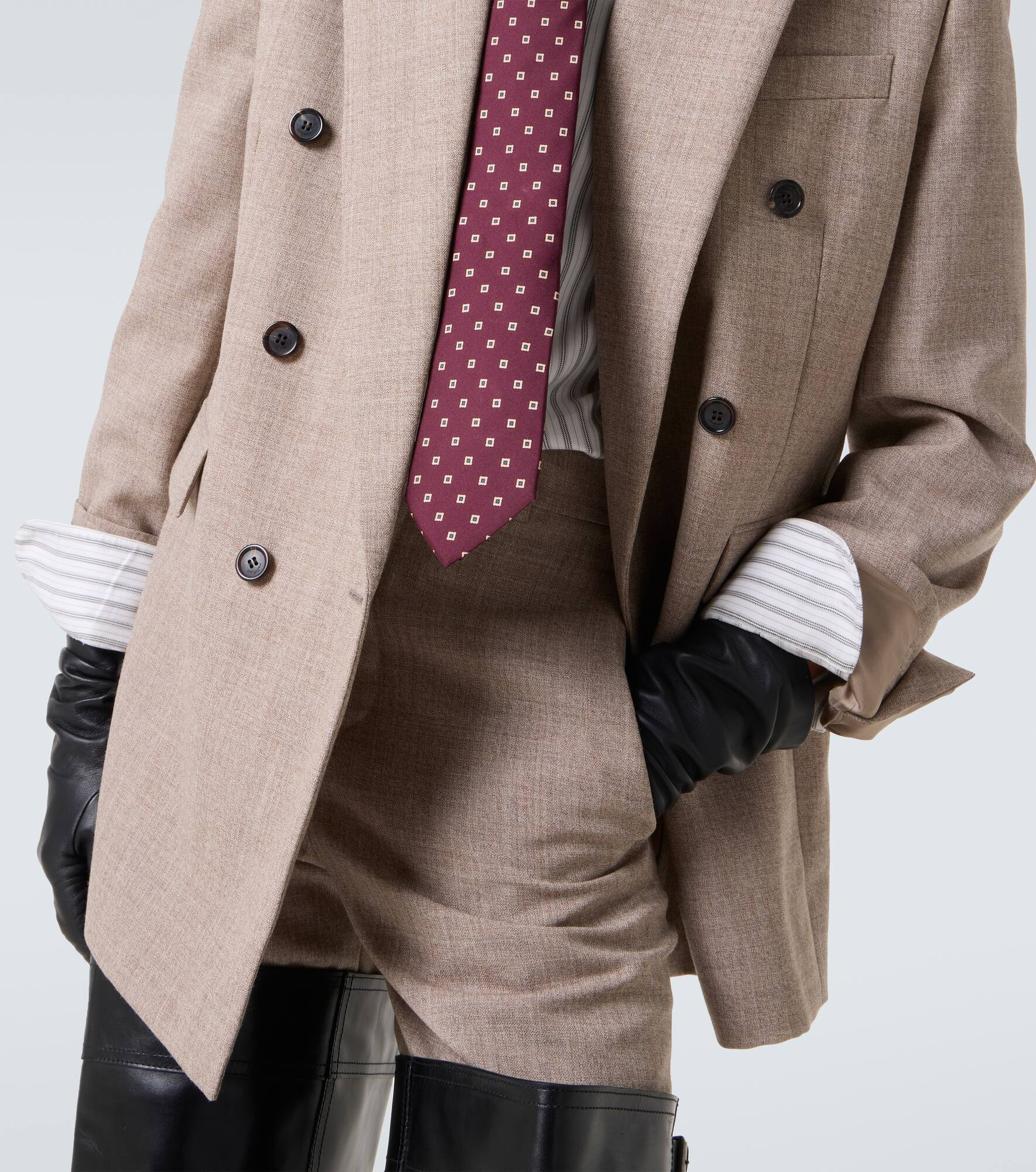 Wool suit jacket - 7