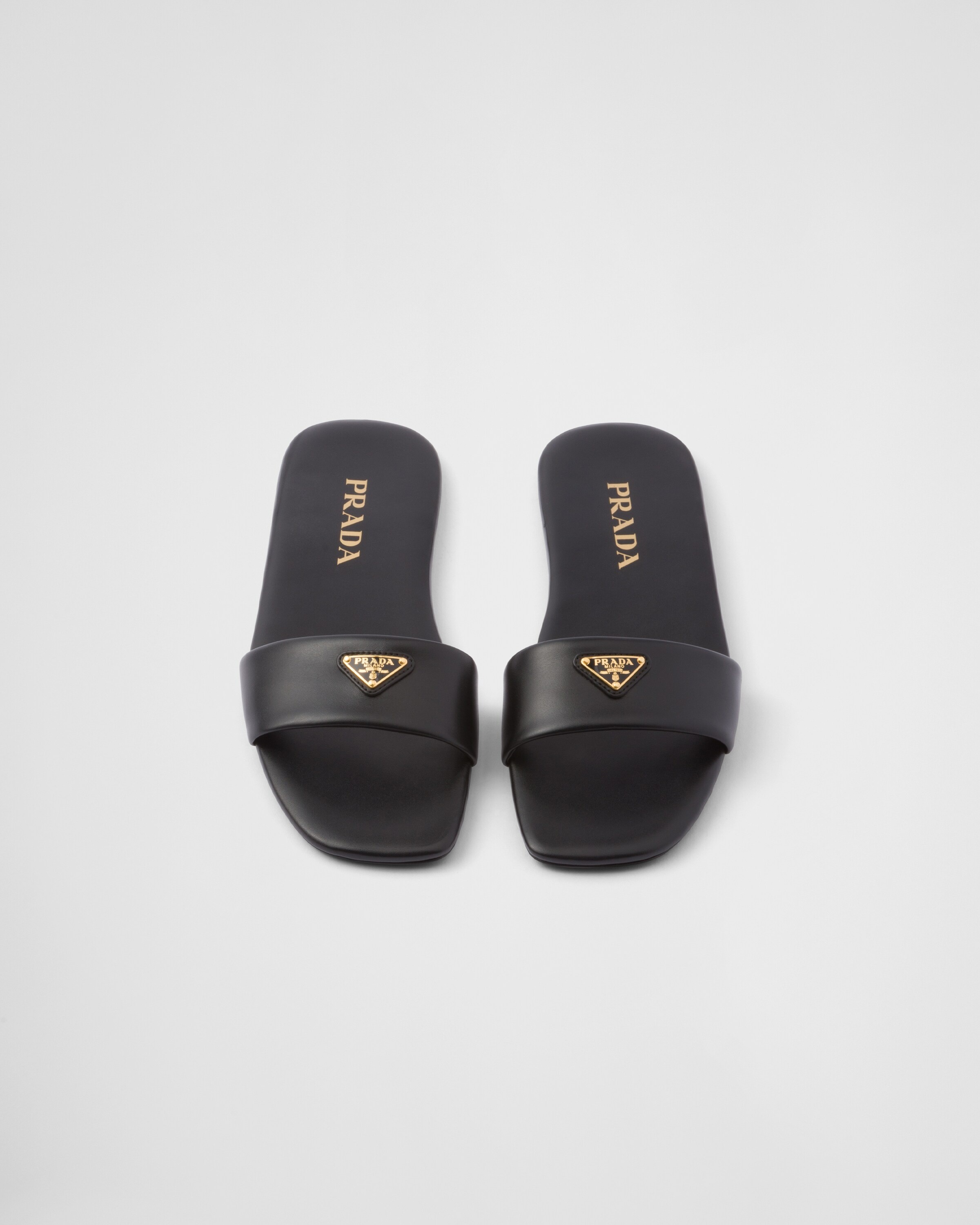 Leather slides - 3