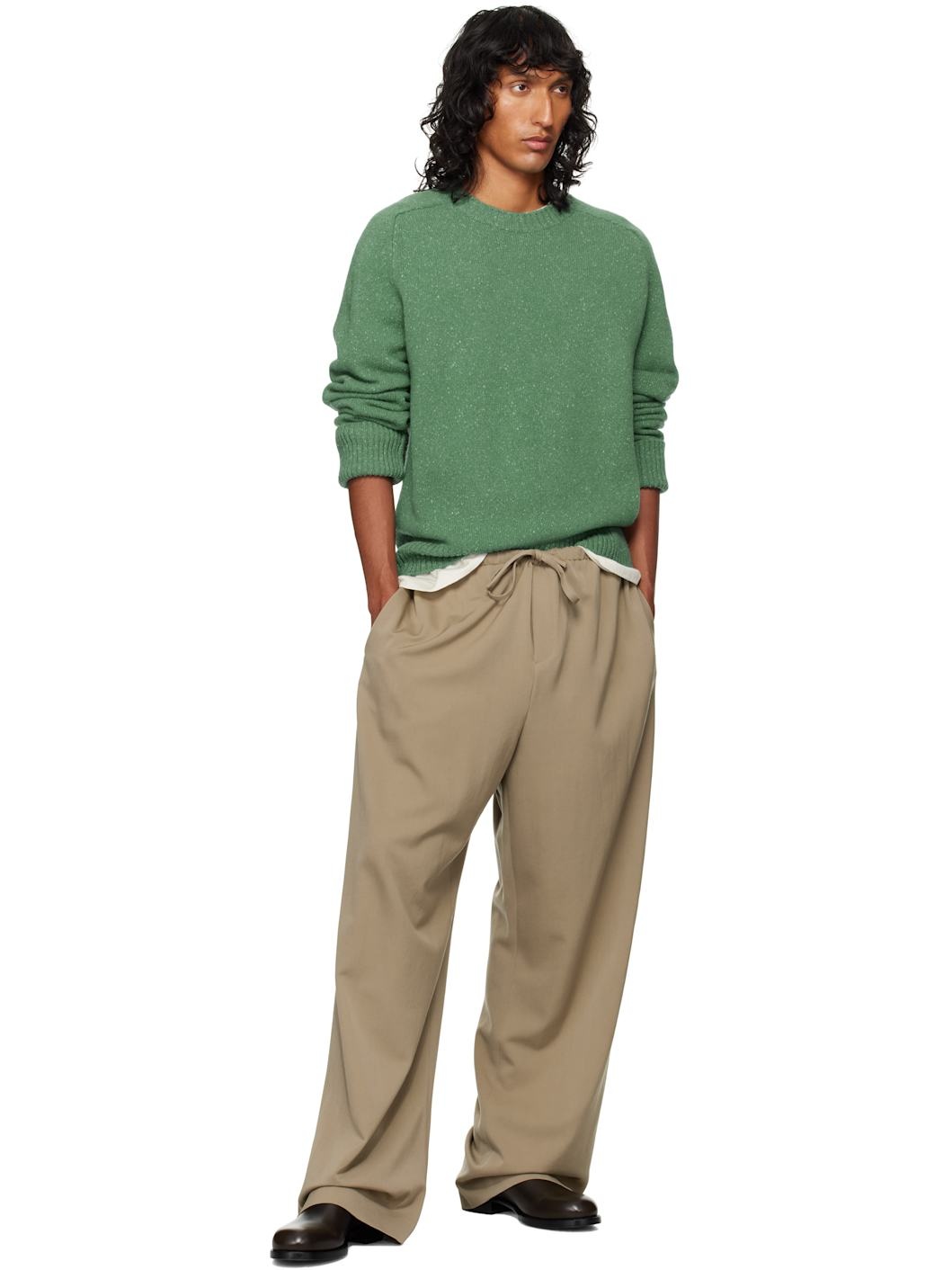 Taupe Donatello Trousers - 4