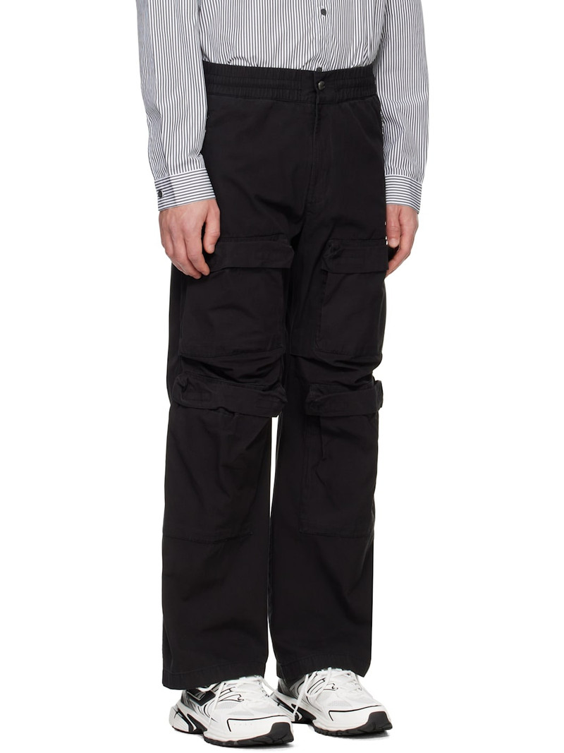 Black P-Danzel Cargo Pants 2