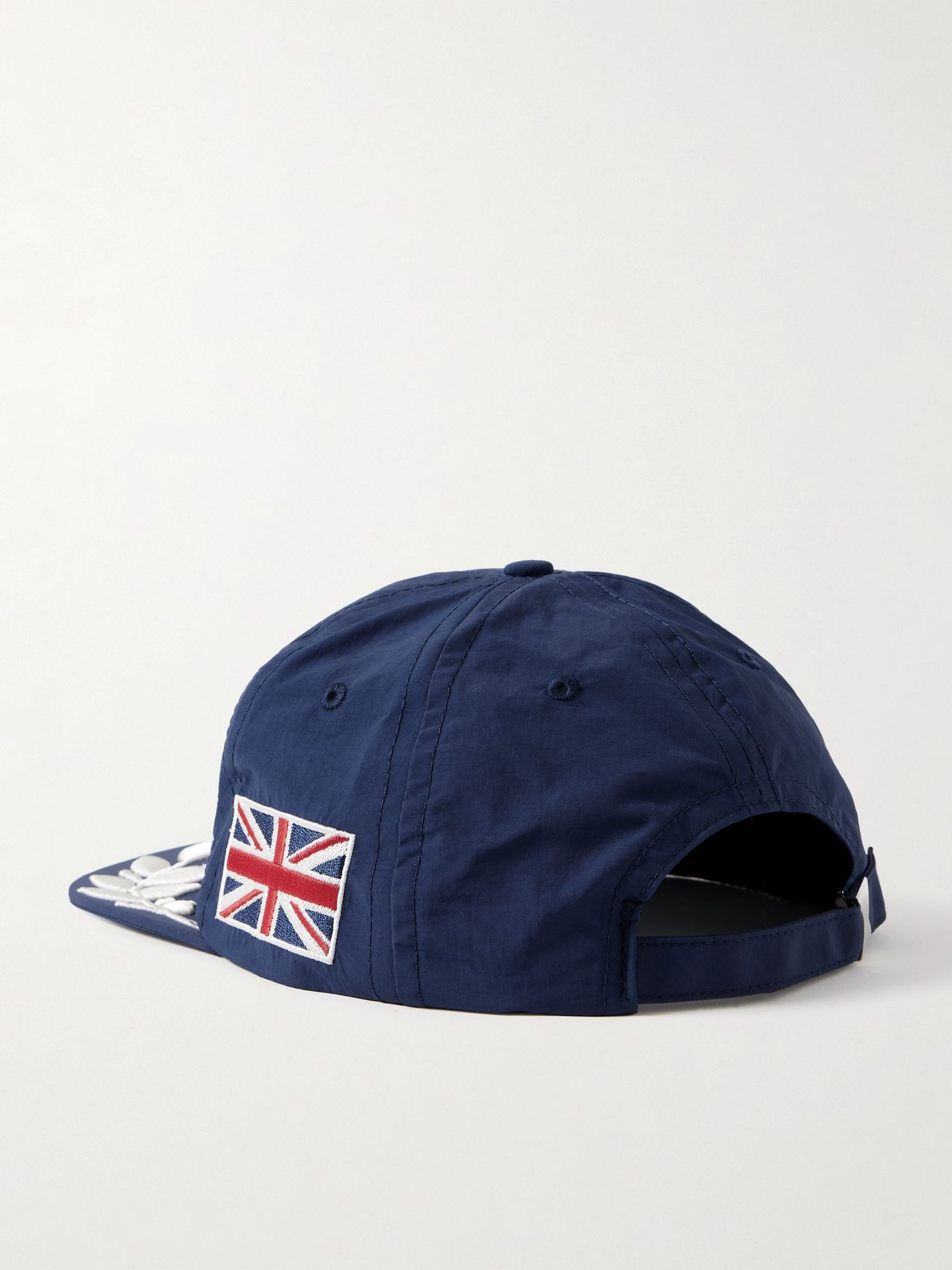 Camden Town Logo-Embroidered Nylon Baseball Cap Navy - 2