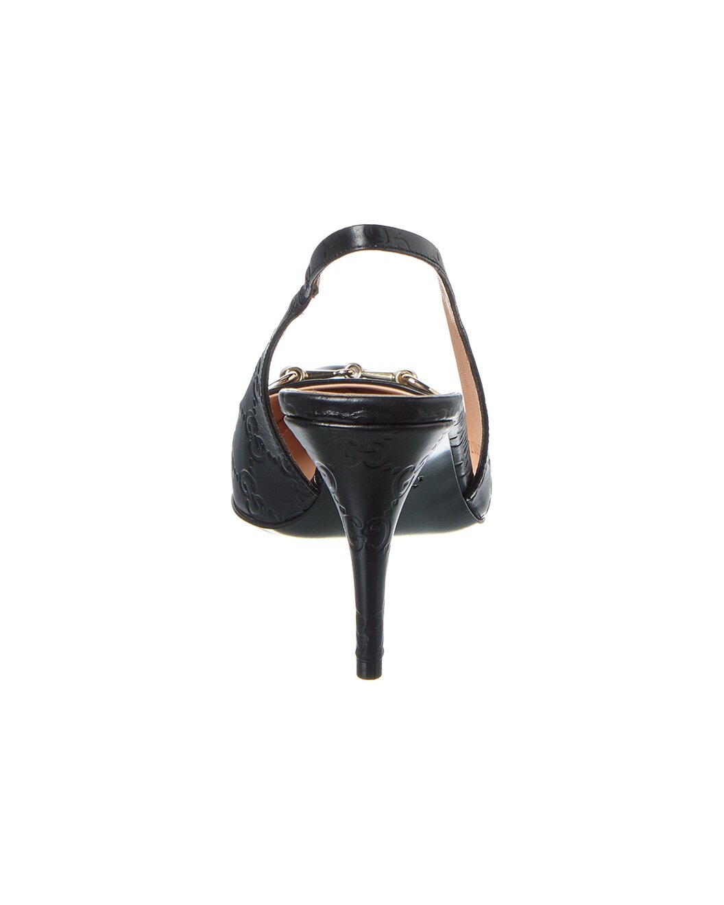 Gucci Horsebit Leather Slingback Pump - 3