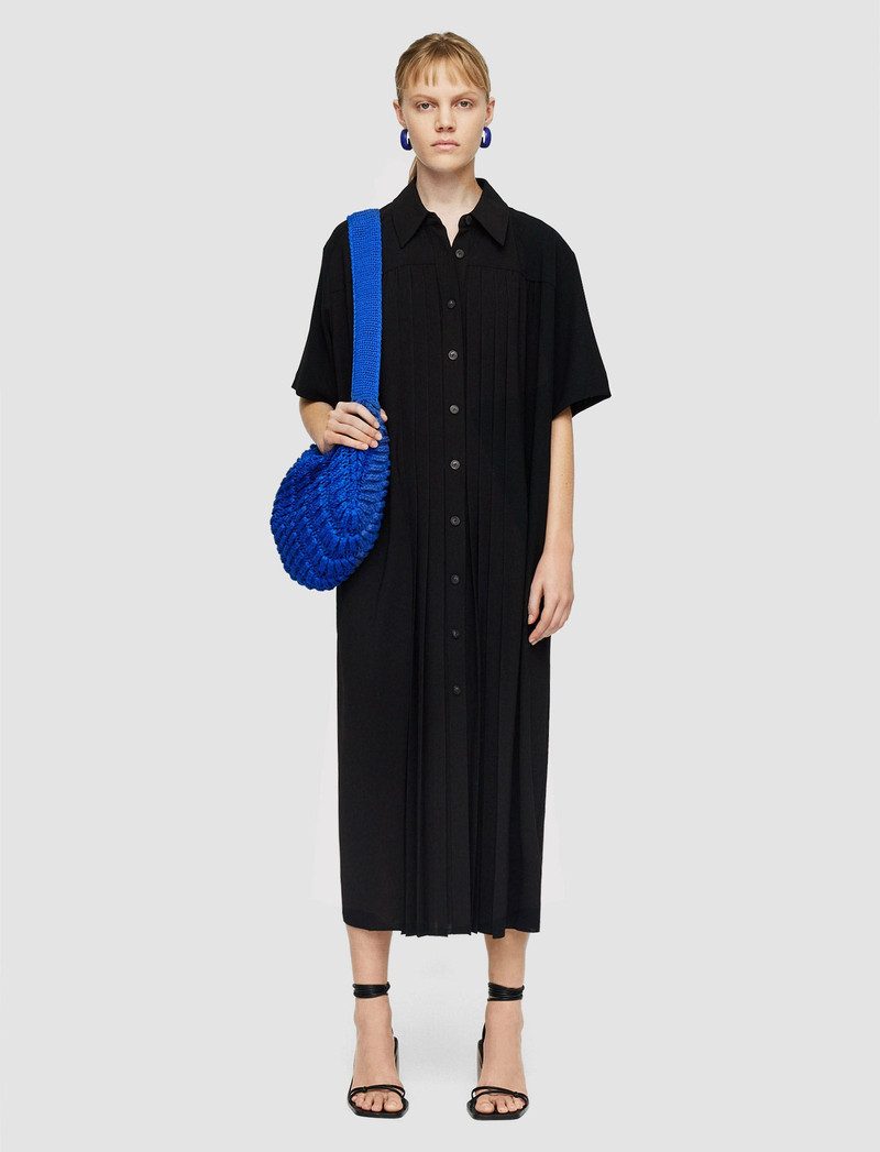 JOSEPH Airy Plissé Arcade Dress outlook