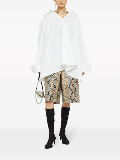 Jil Sander oversized cotton shirt outlook