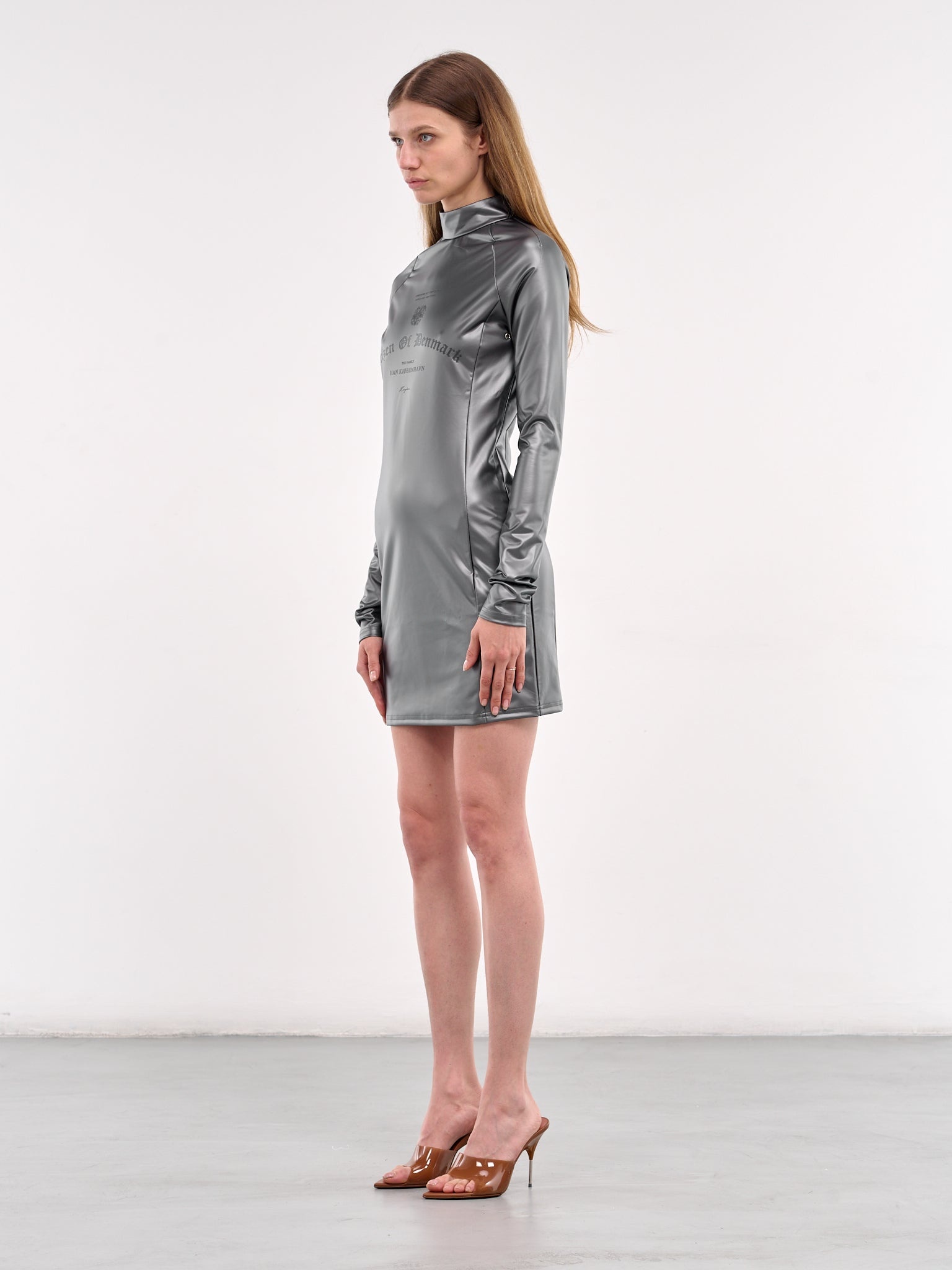 Rubber Mini Dress - 2