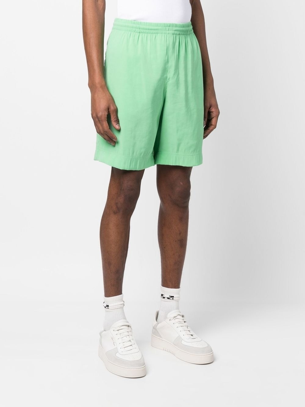 elasticated-waistband shorts - 3