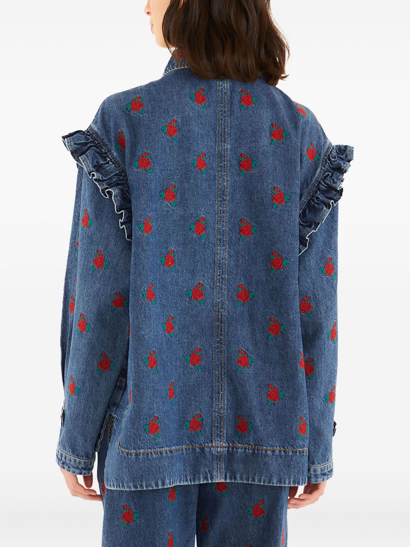 FARM RIO embroidered flowers jacket outlook