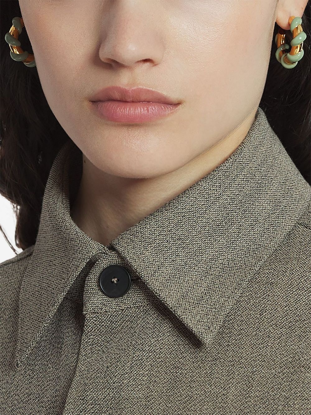 twist hoop earrings - 2