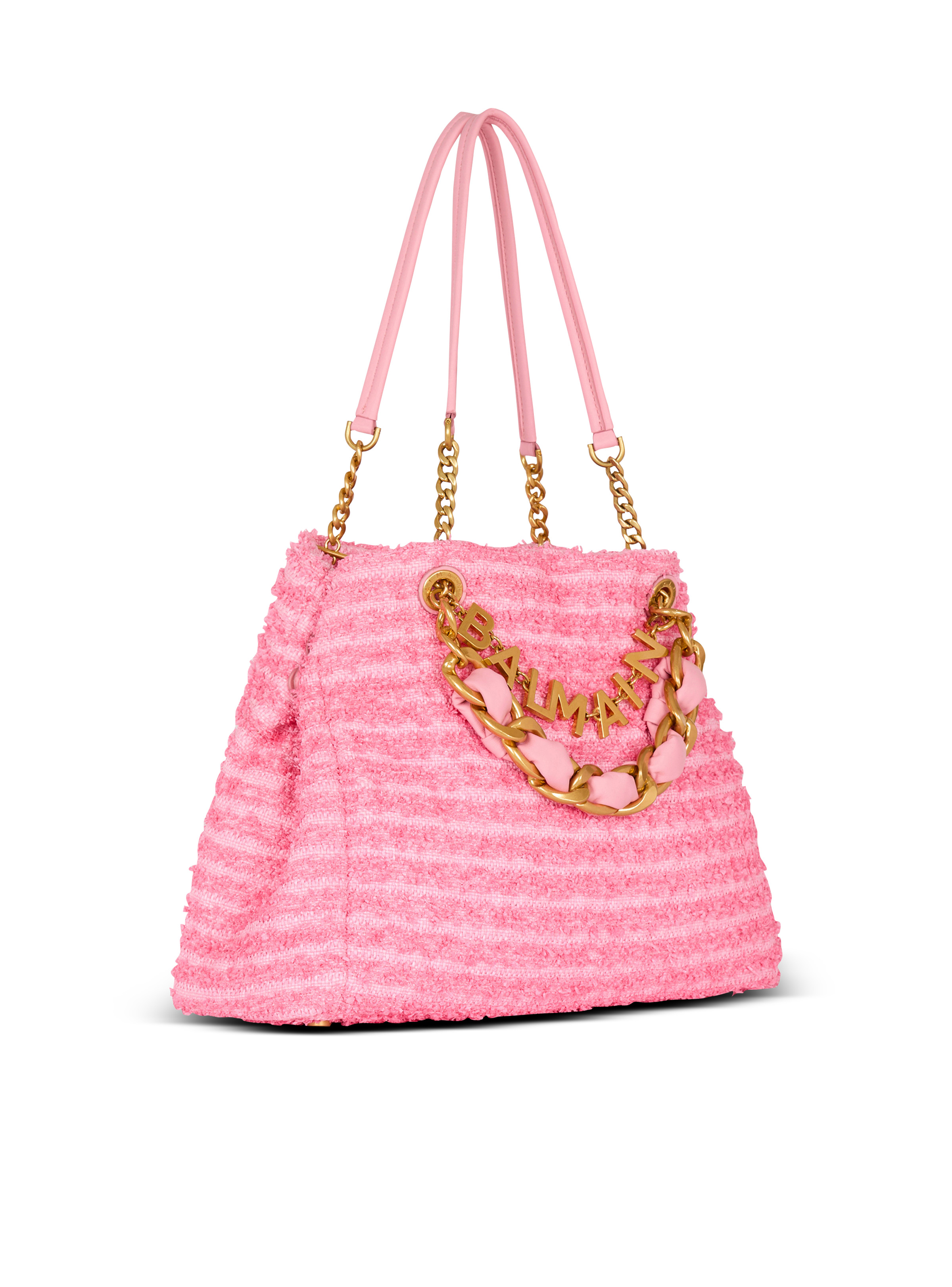 1945 Soft tote in tweed-effect raffia - 3