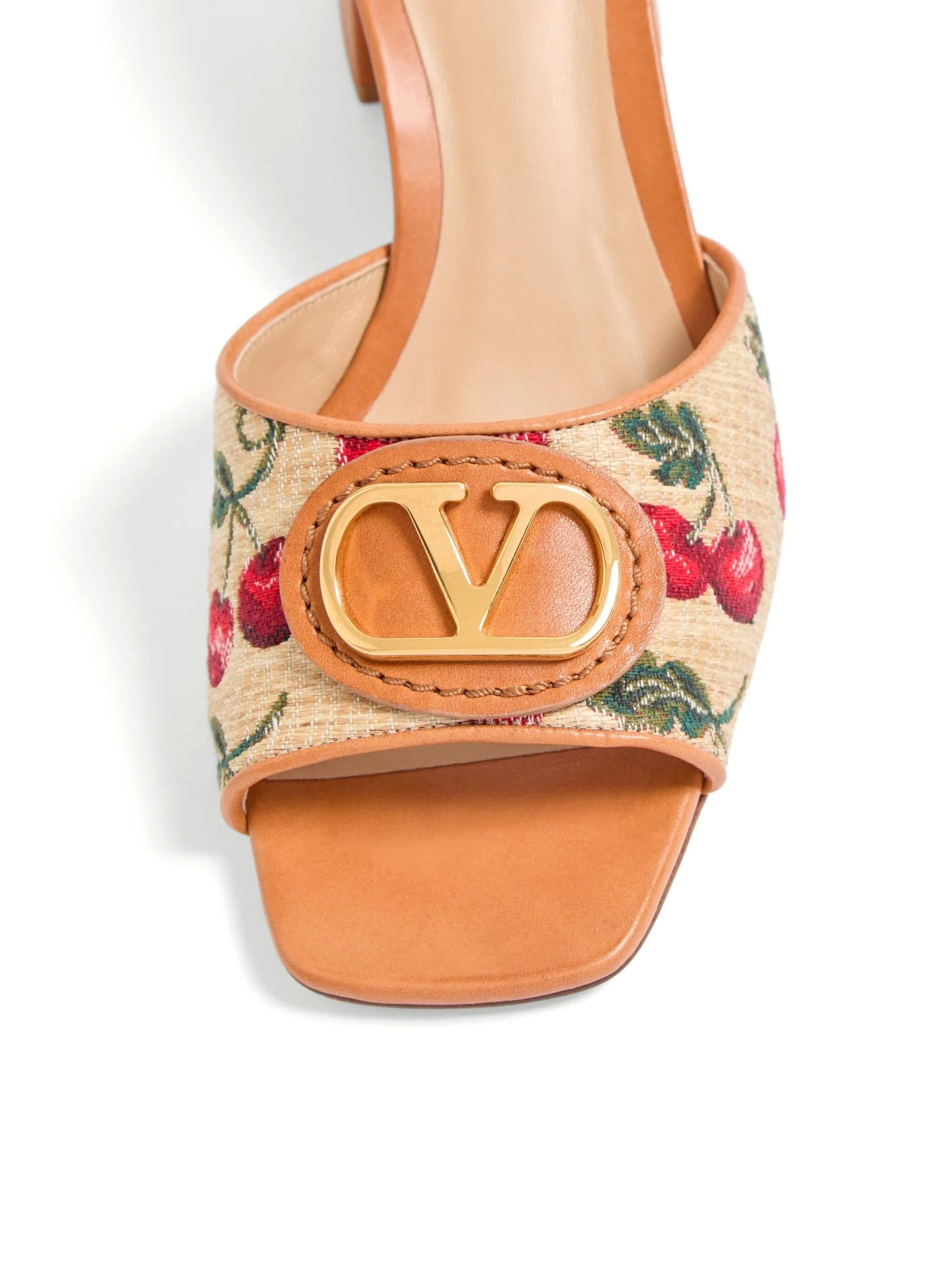 60mm VLogo Signature Cherryfic sandals - 5
