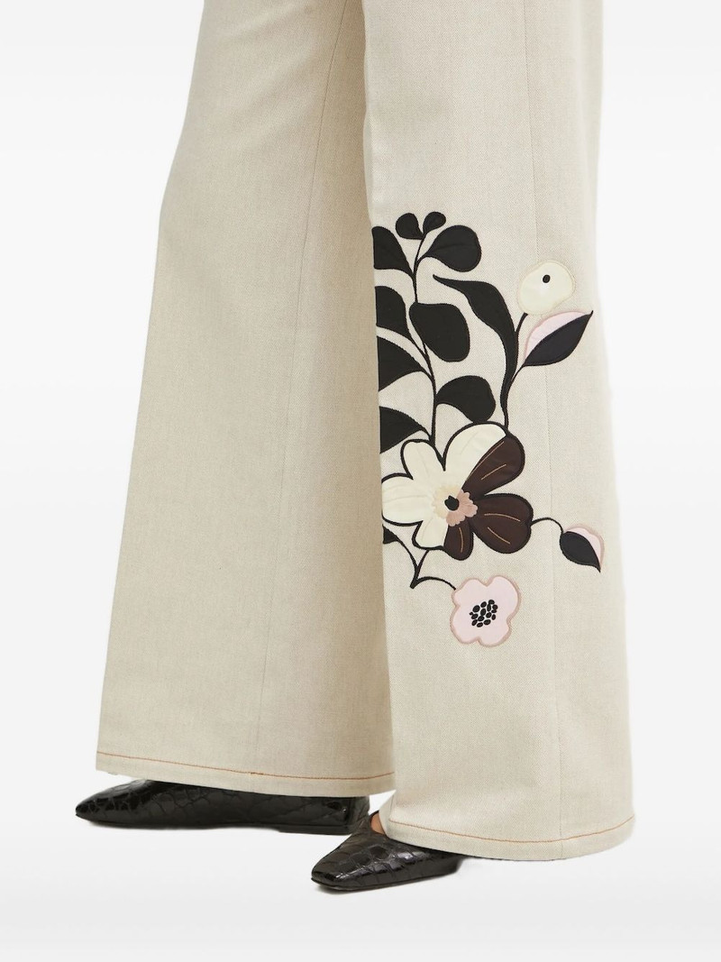 floral-embroidered wide-leg trousers 3