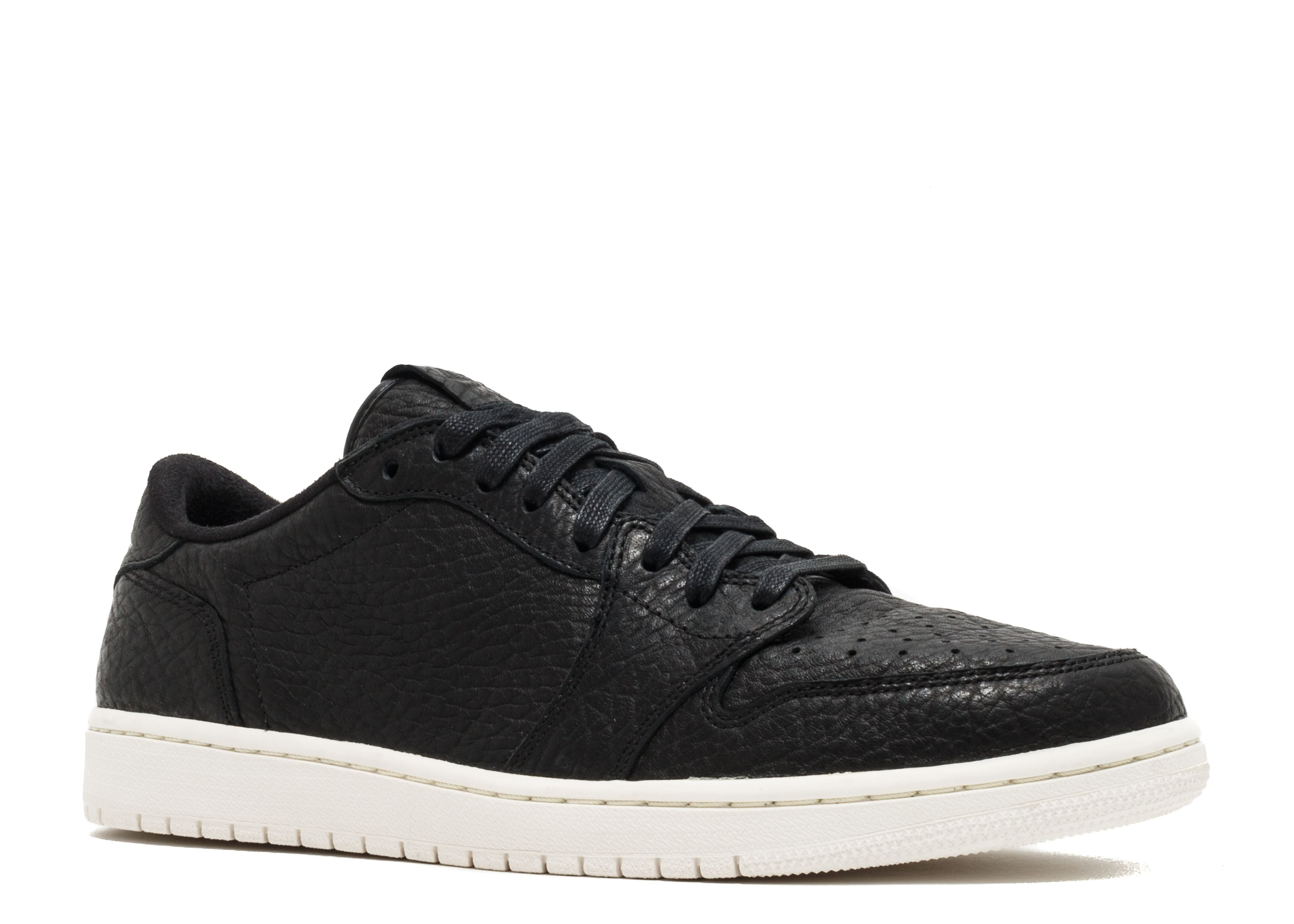 JORDAN 1 RETRO LOW SWOOSHLESS 'BLACK' - 2