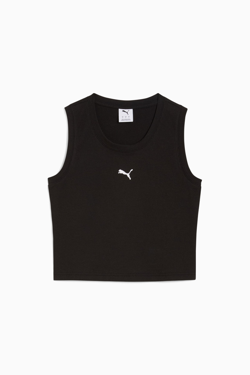 PUMA Elevated Essentials Women's Ribbed Tank Top 1
