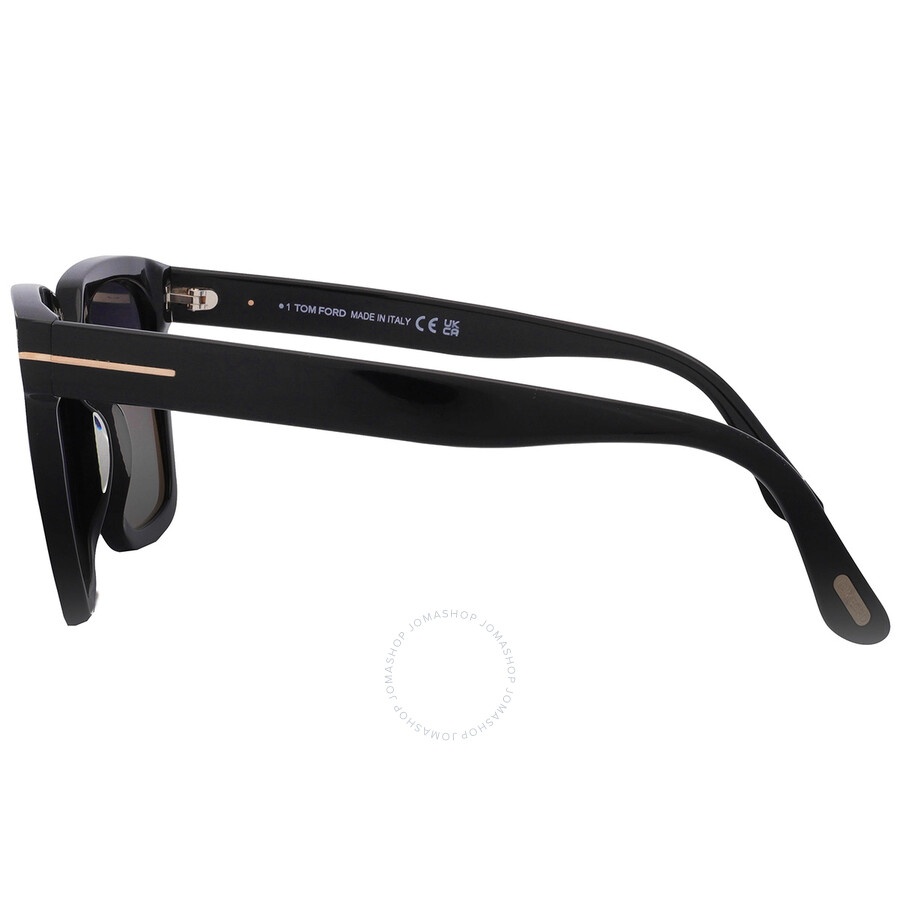 Tom Ford Selby Polarized Smoke Square Ladies Sunglasses FT0952 01D 55 - 5