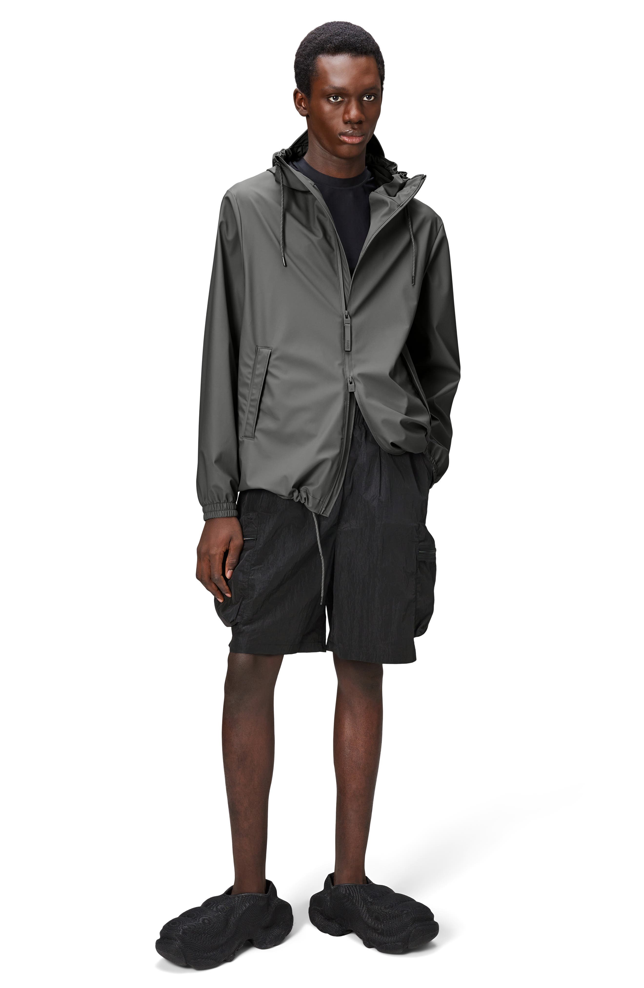 Rains Storm Breaker Waterproof Rain Jacket in Grey at Nordstrom - 4