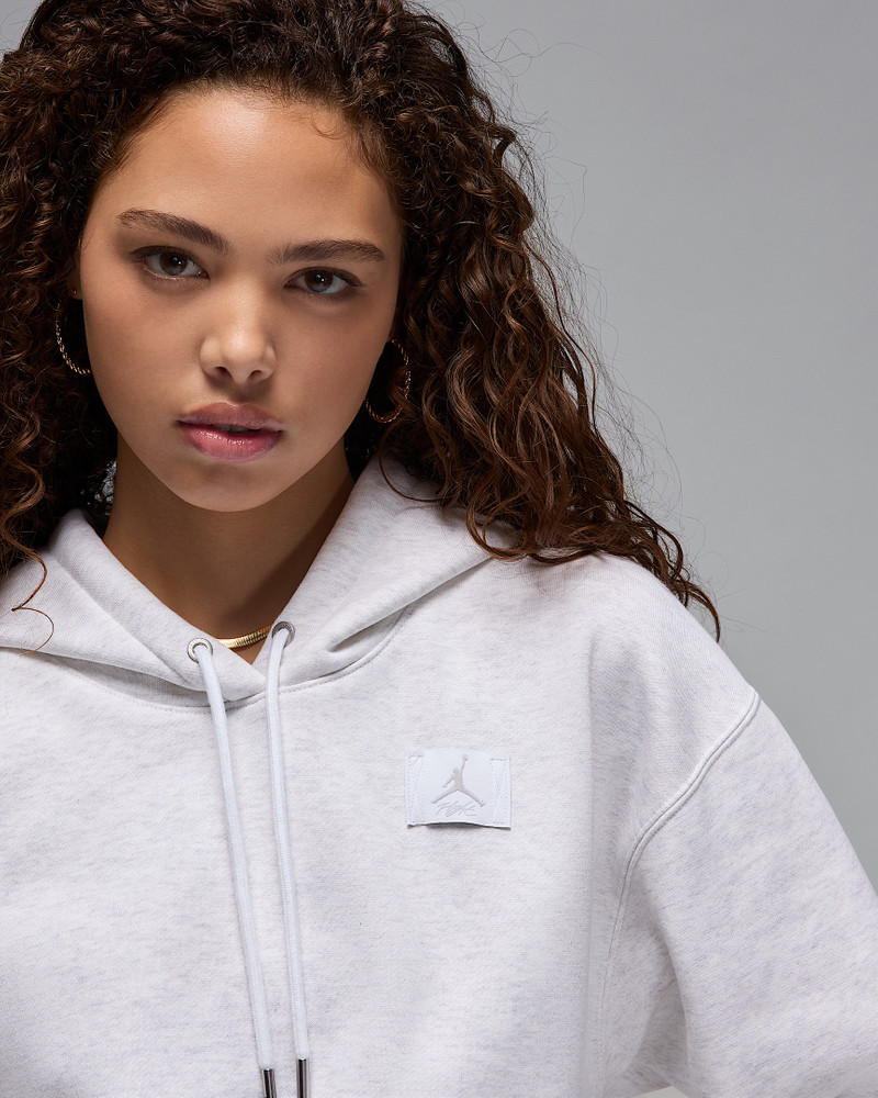 Jordan Flight Fleece Women's Satin-Lined Pullover Hoodie 3