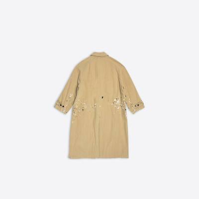 BALENCIAGA Men's Artist Carcoat in Beige outlook