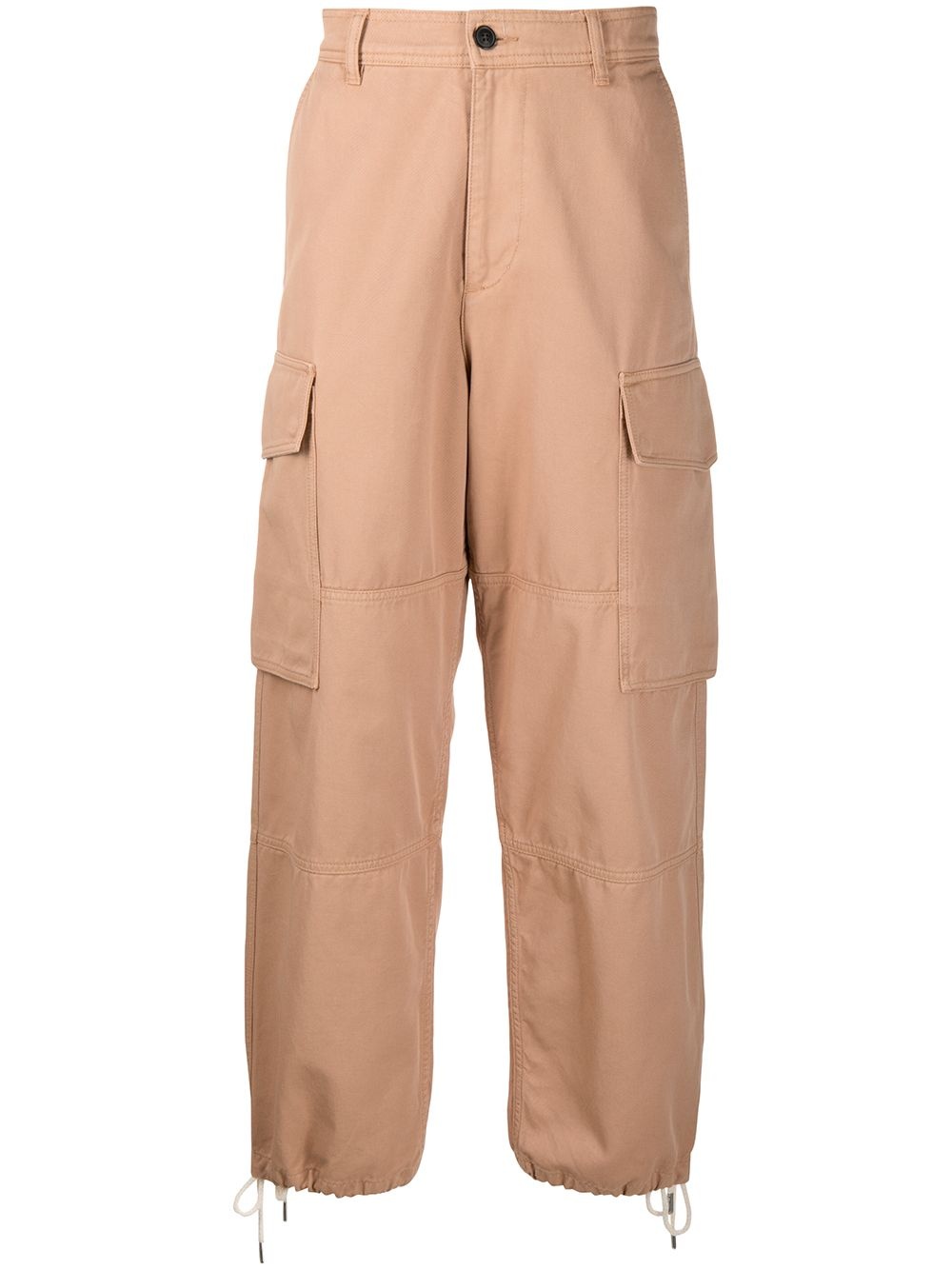 high waist cargo trousers - 1