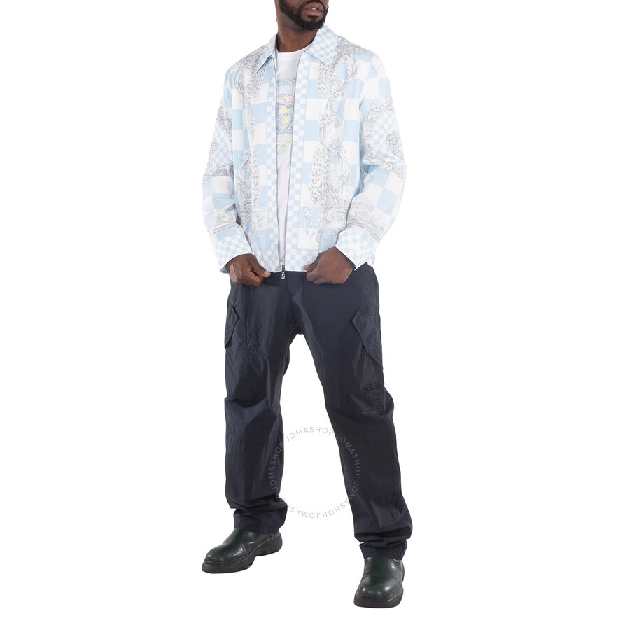 Versace Checkerboard Medusa Blouson Jacket - 6