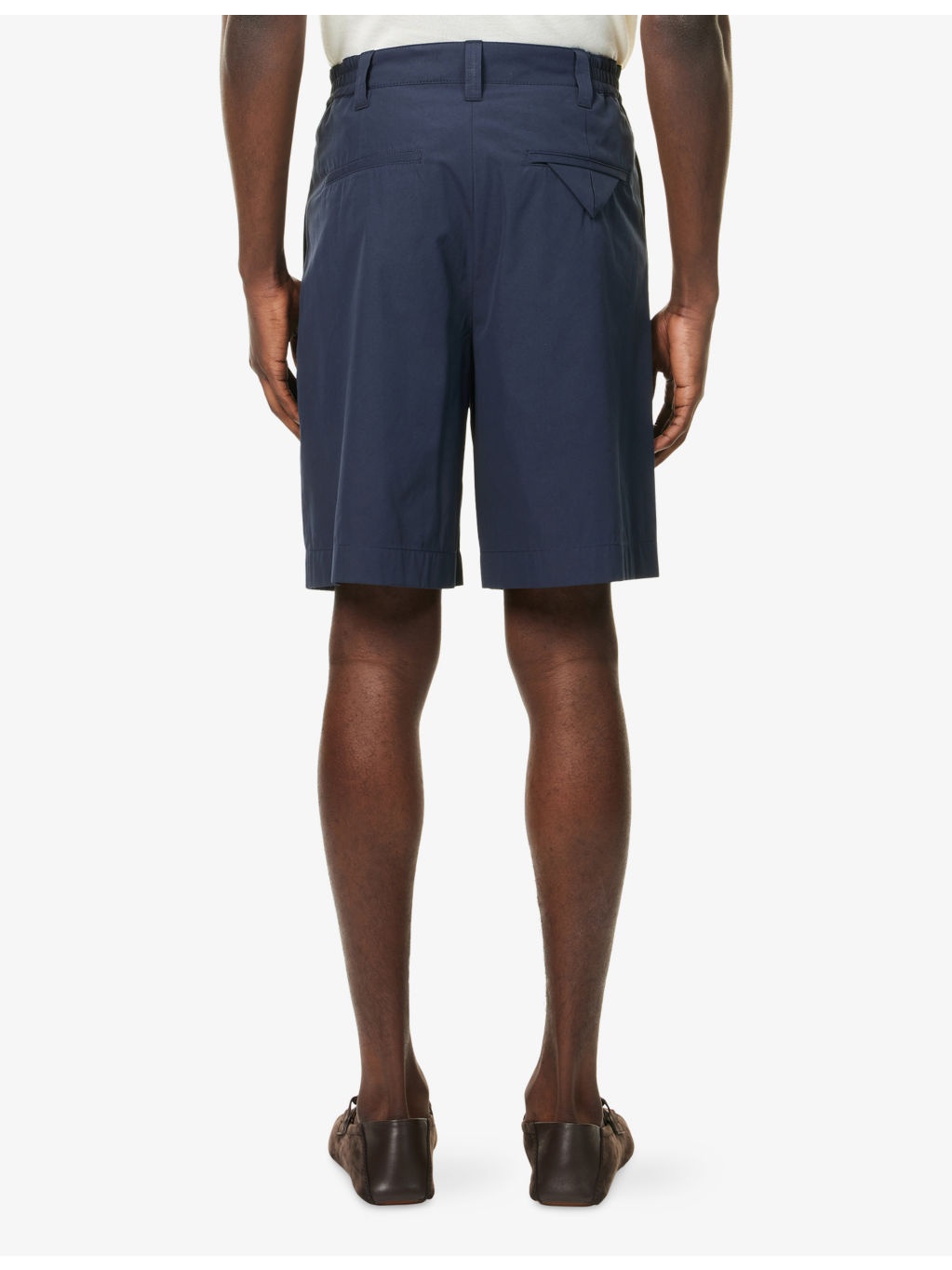Compact Mid-Rise Cotton-Blend Shorts - 4