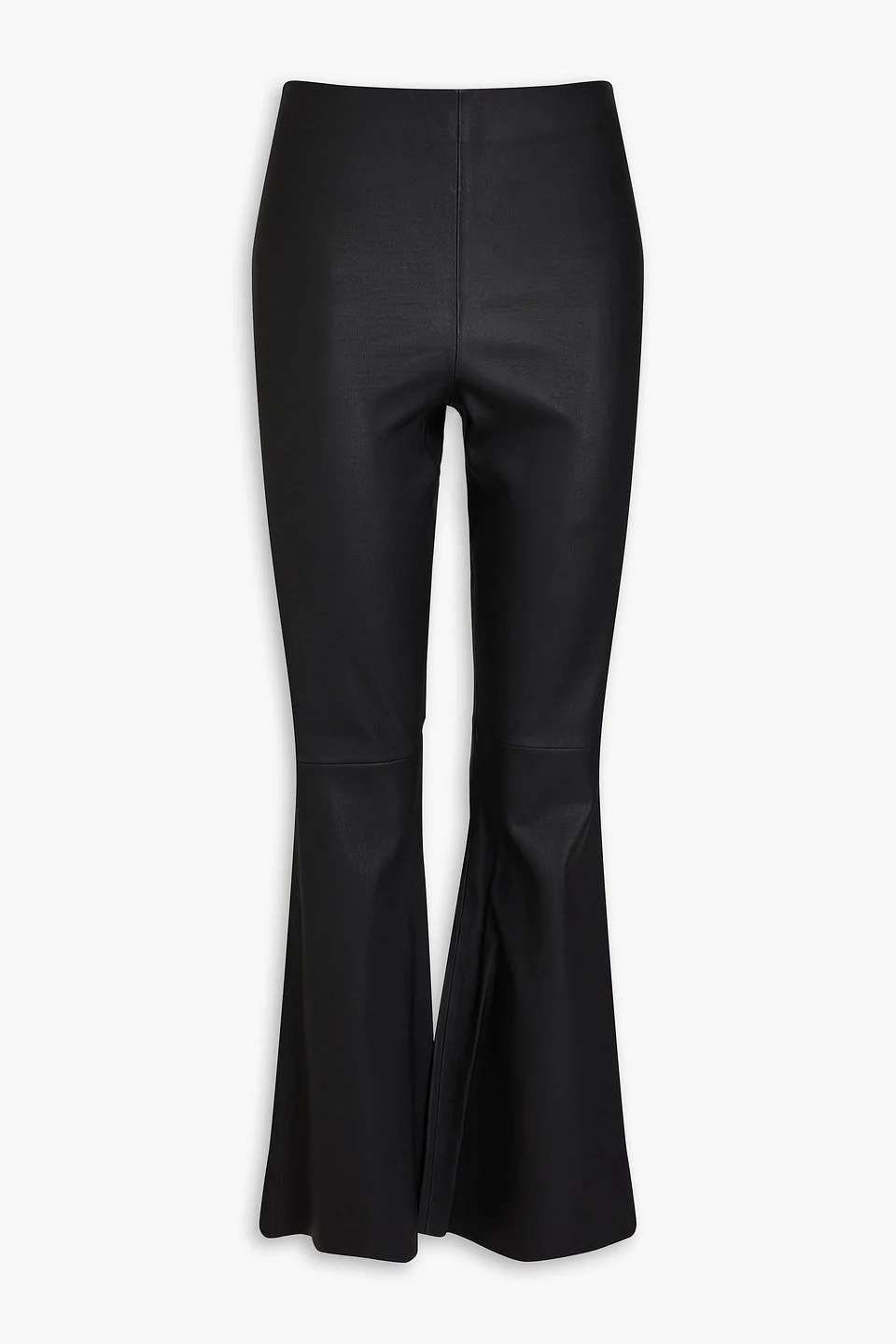 Leather flared pants - 1