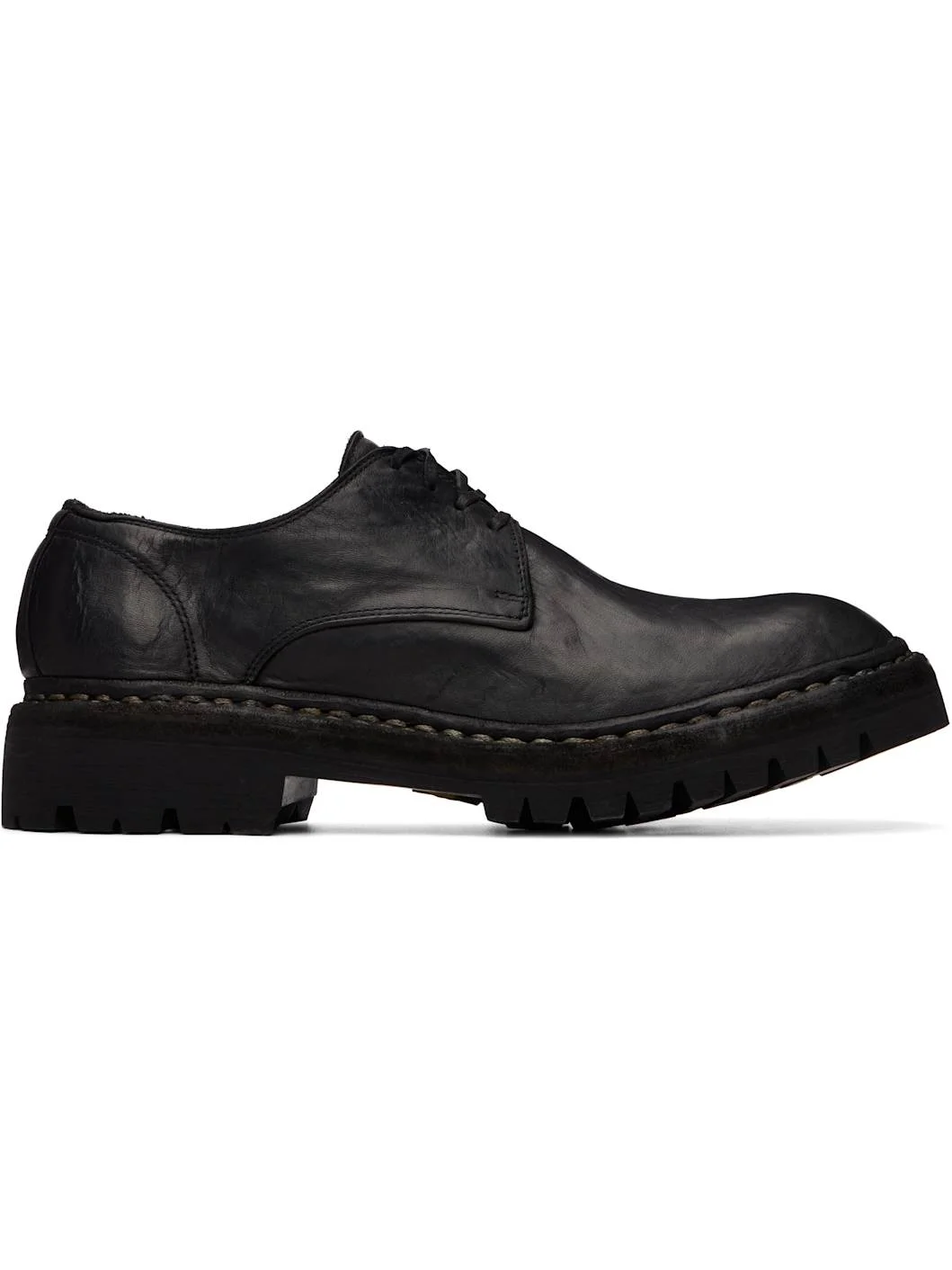 Black 792V_N Leather Derbys - 1