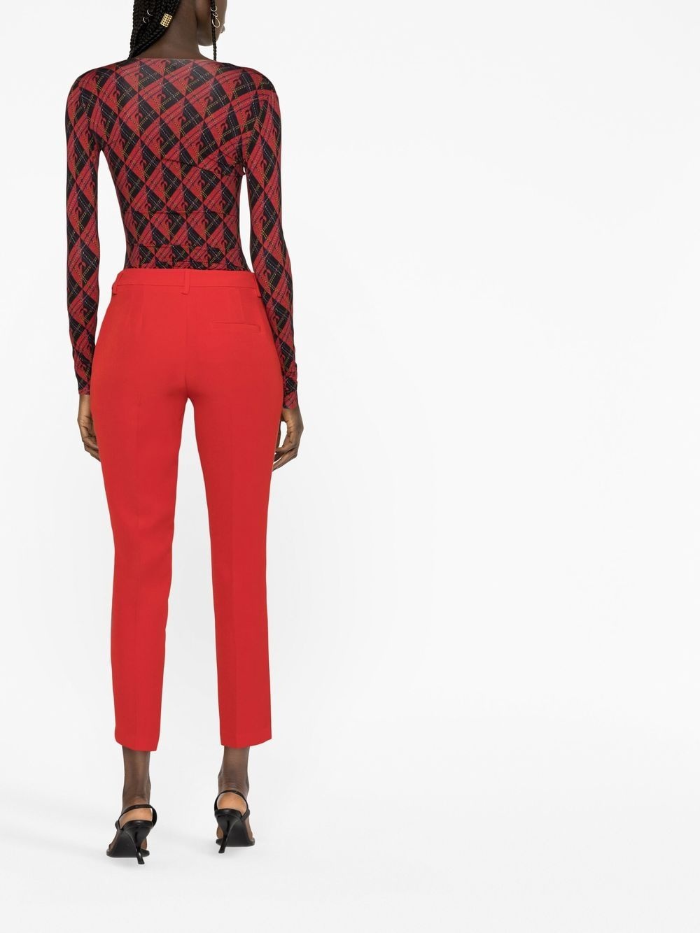 belted cropped trousers - 4