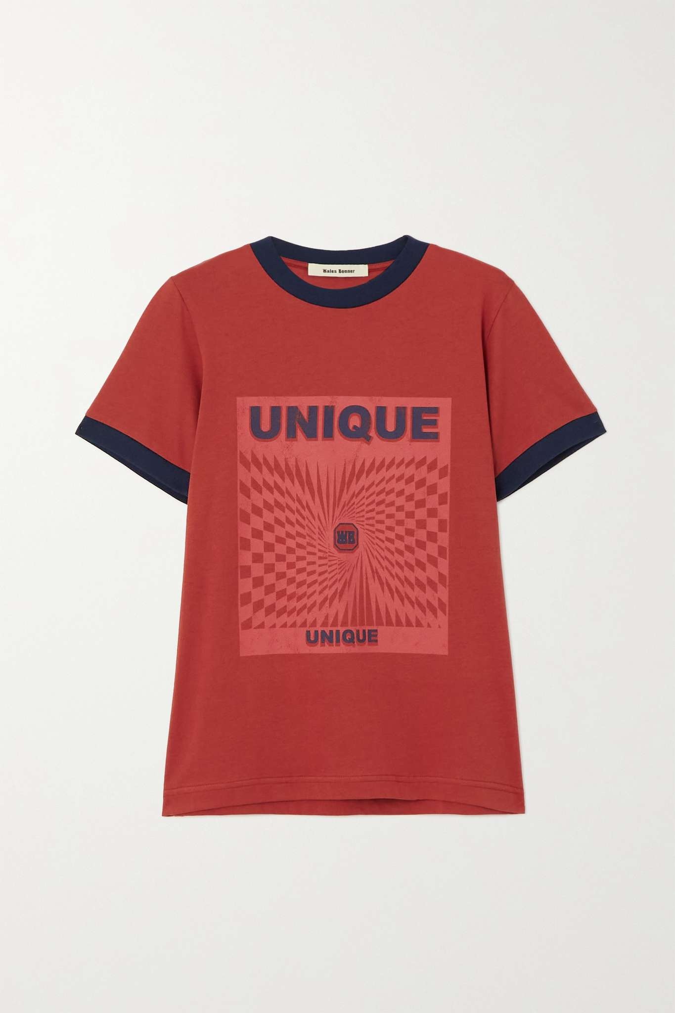 Unique printed organic cotton-jersey T-shirt - 1