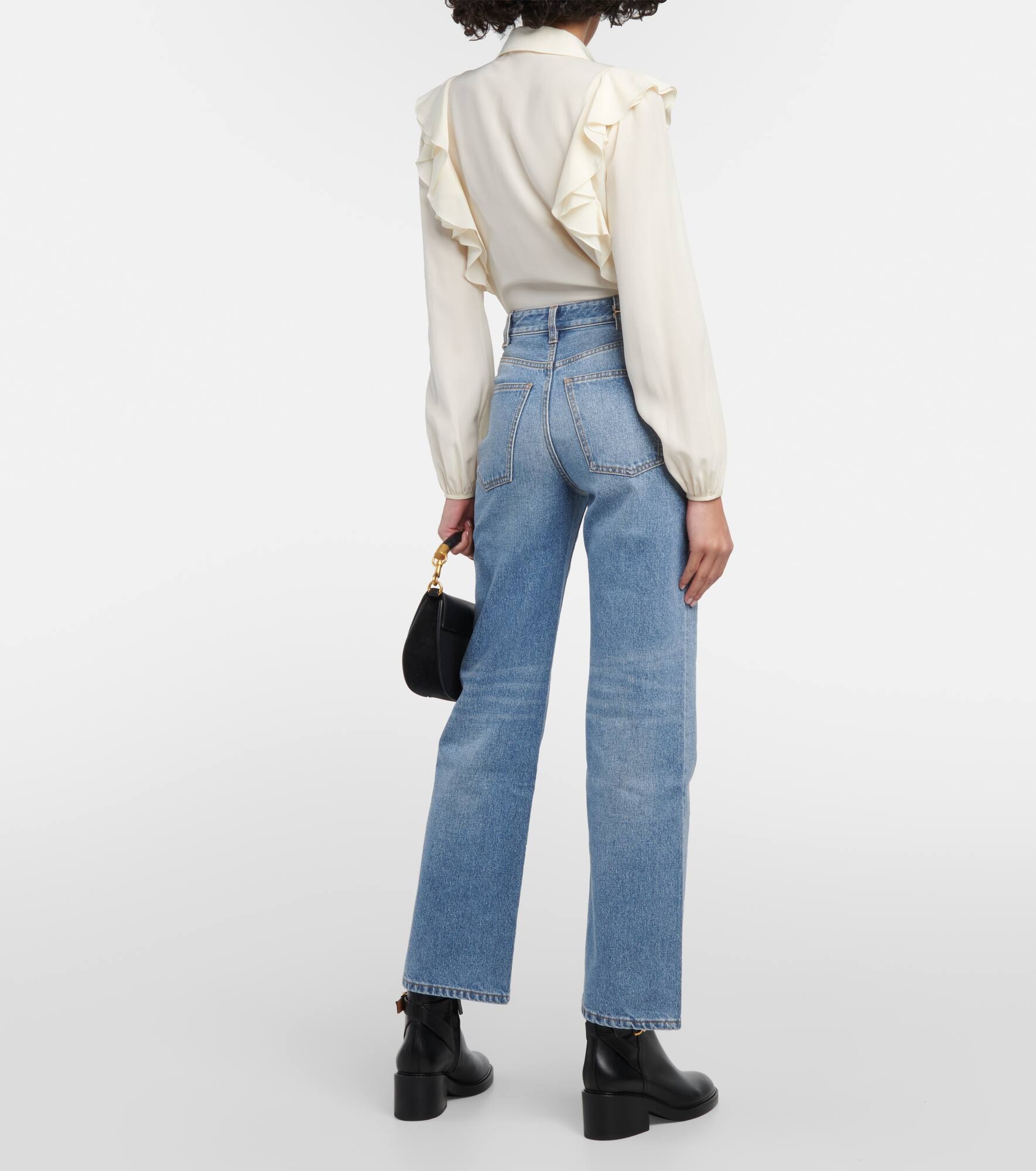 High-rise straight jeans - 3